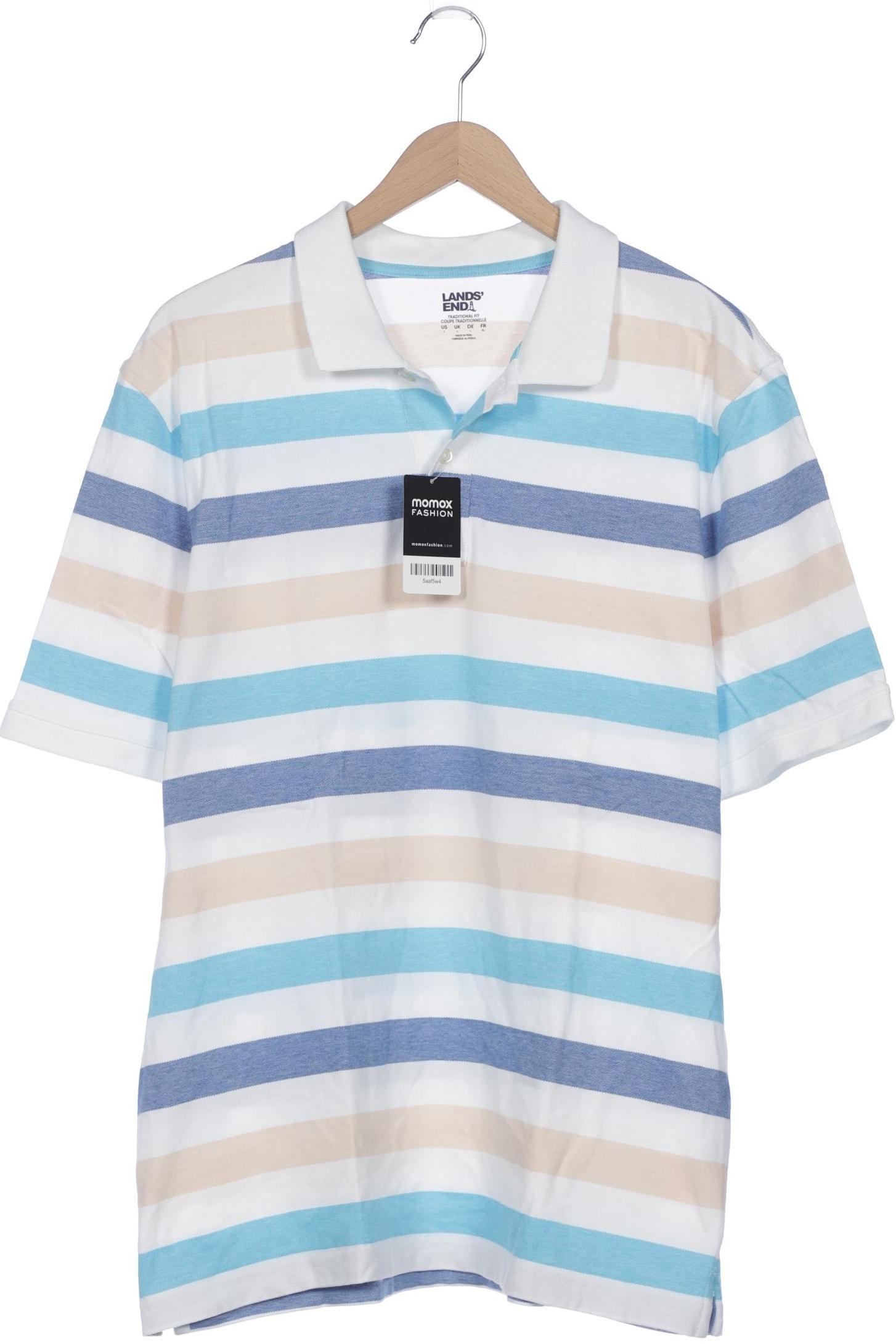 

Lands End Herren Poloshirt, weiß, Gr. 52