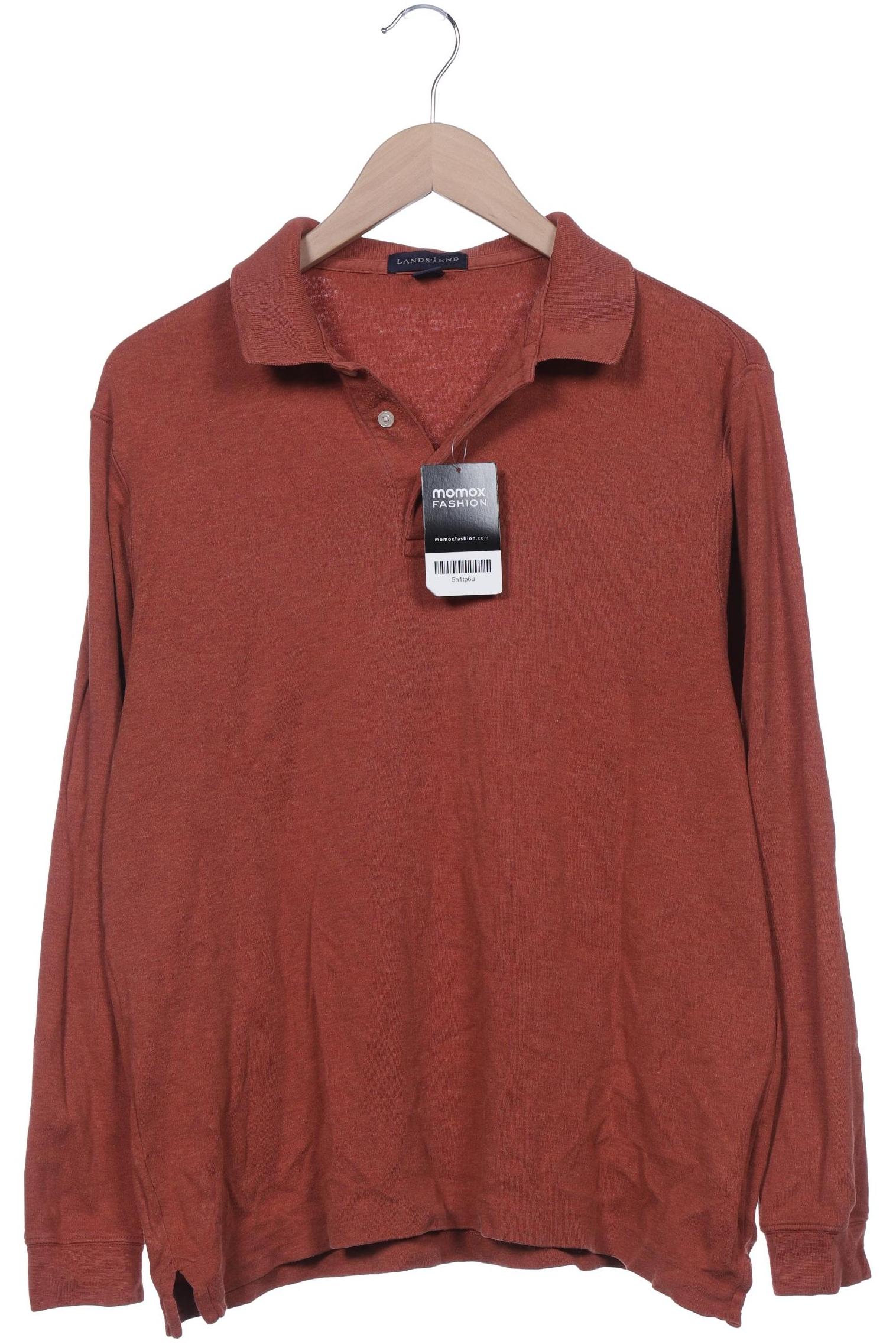 

Lands End Herren Poloshirt, orange, Gr. 48