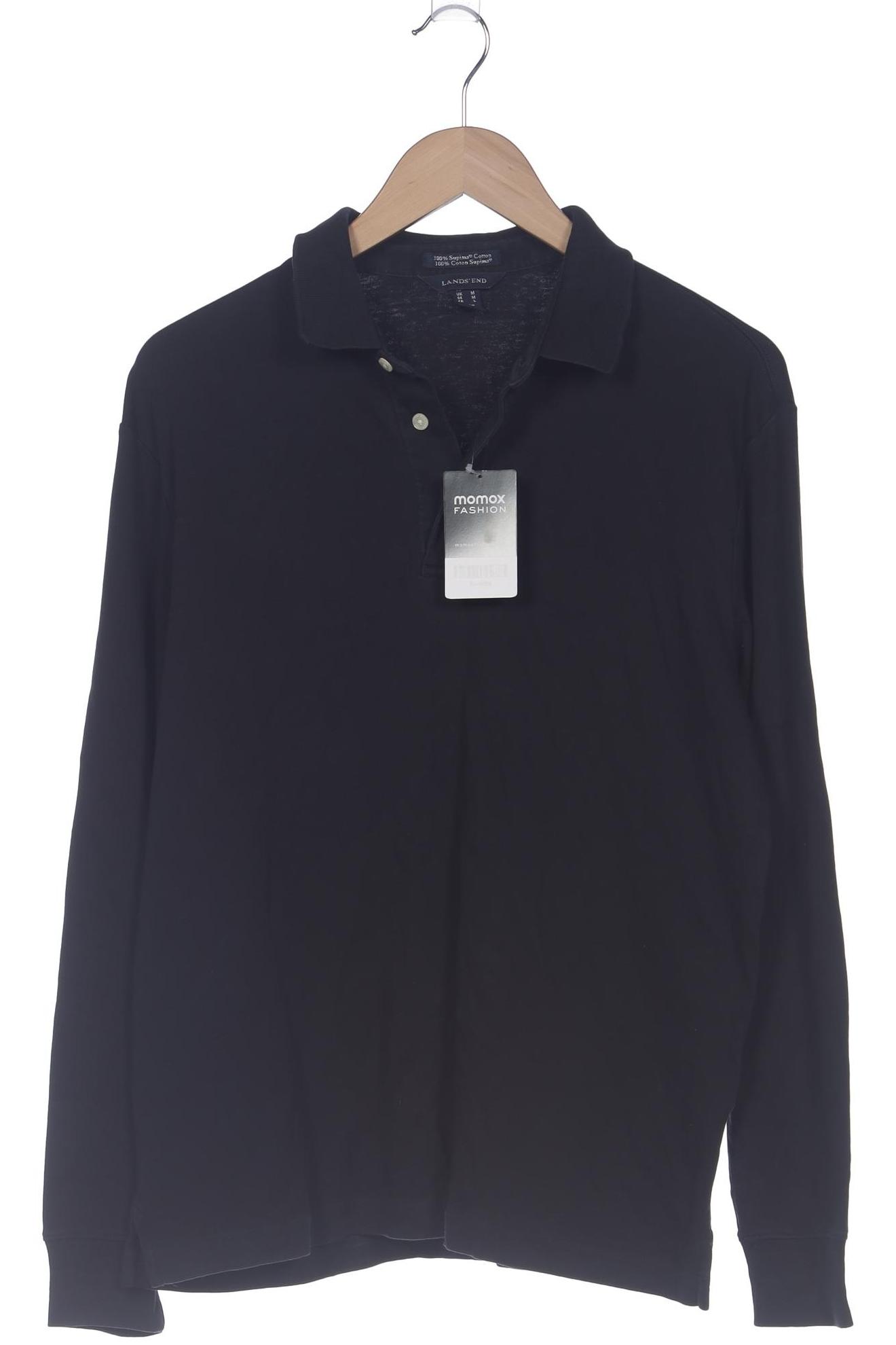 

Lands End Herren Poloshirt, schwarz, Gr. 48