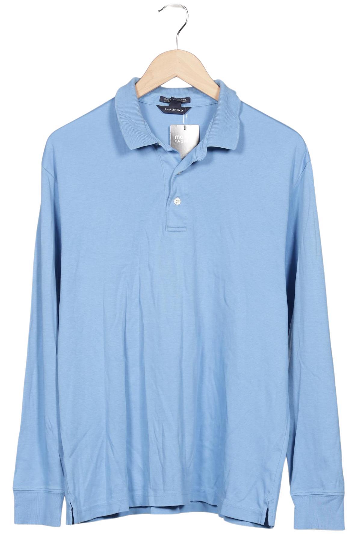 

Lands End Herren Poloshirt, hellblau, Gr. 52