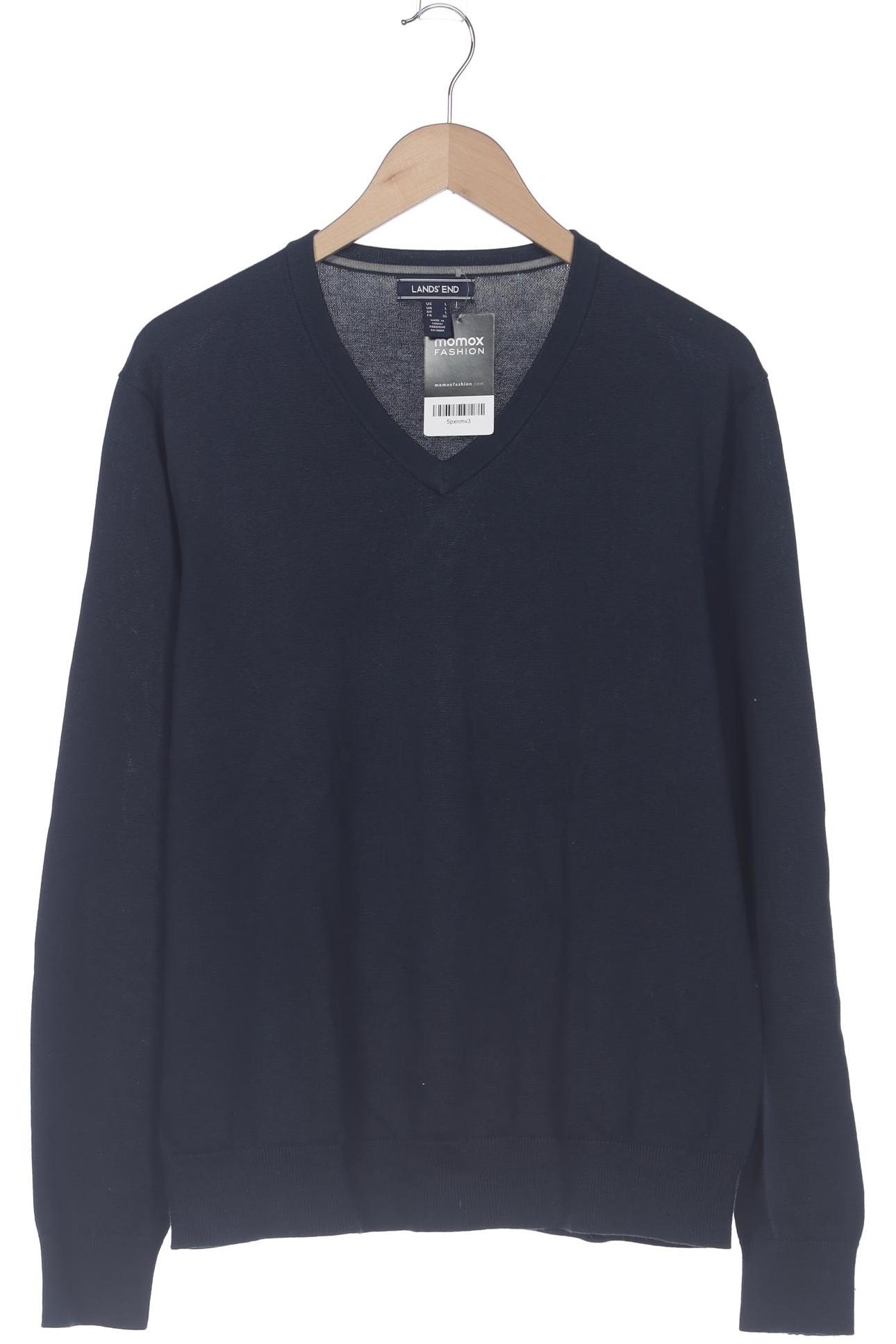 

Lands End Herren Pullover, marineblau, Gr. 52
