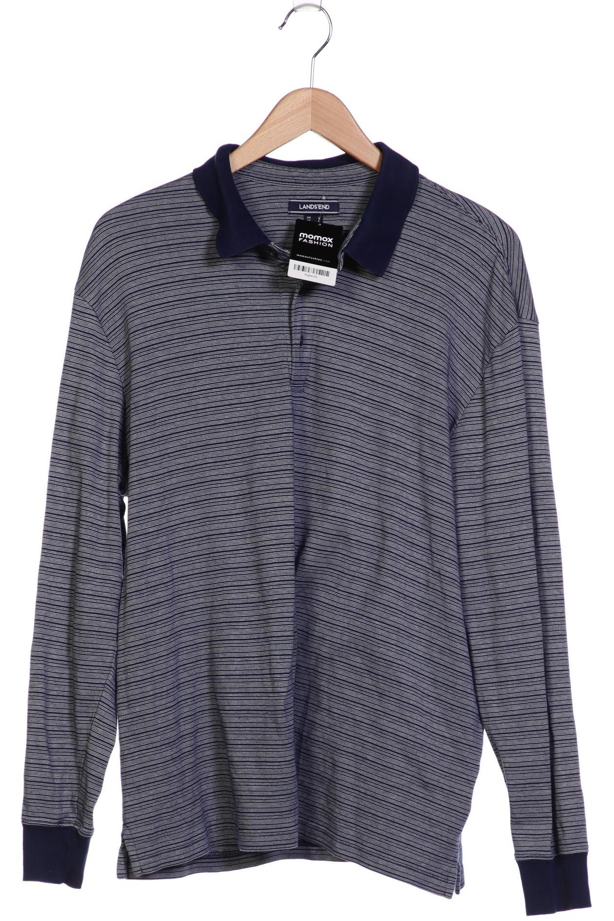 

Lands End Herren Poloshirt, blau, Gr. 52