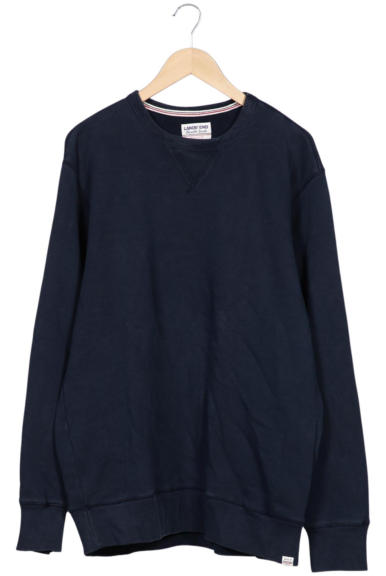 Thumbnail - Lands End Herren Sweatshirt, marineblau, Gr. 52