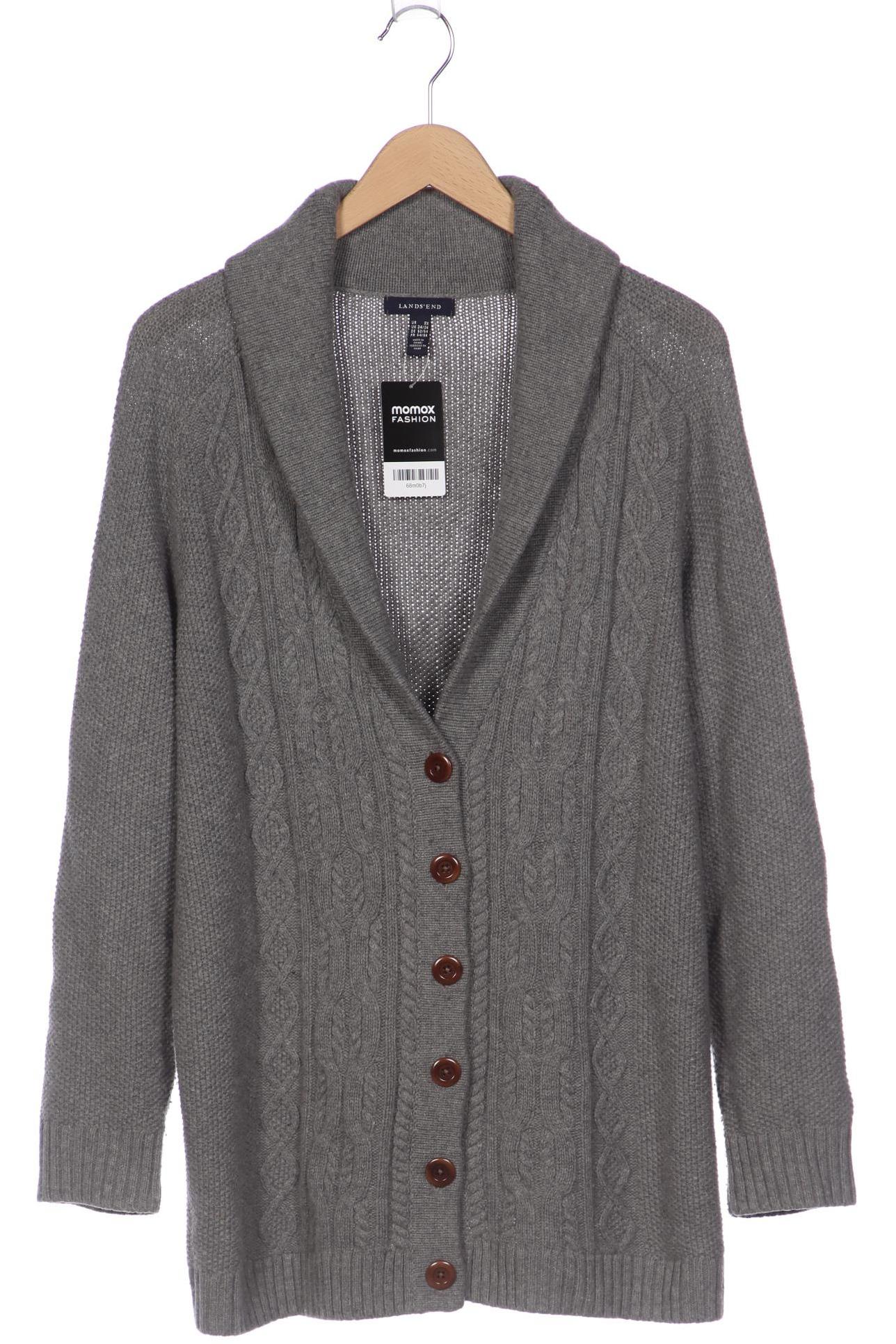 

Lands End Herren Strickjacke, grau