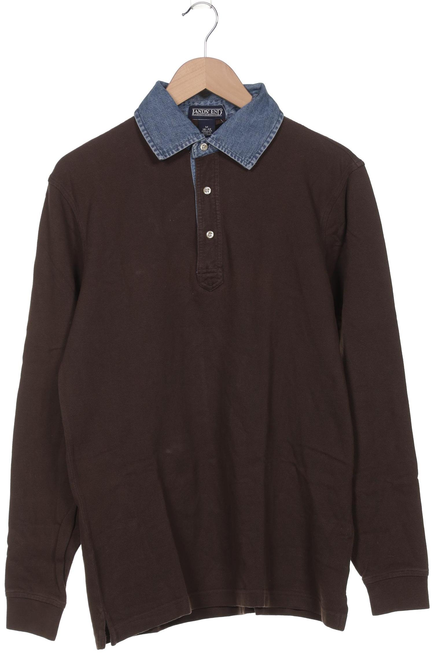 

Lands End Herren Langarmshirt, braun, Gr. 48