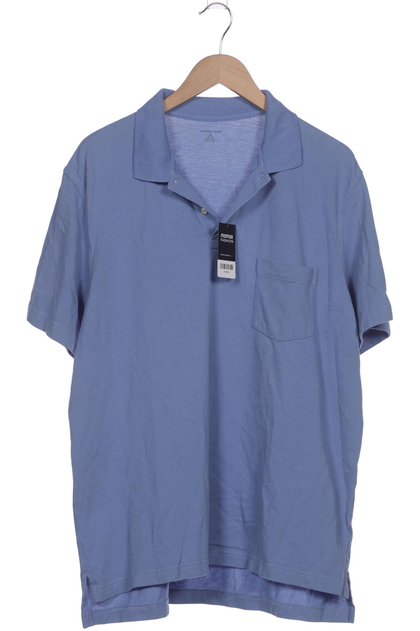 

Lands End Herren Poloshirt, blau, Gr. 54