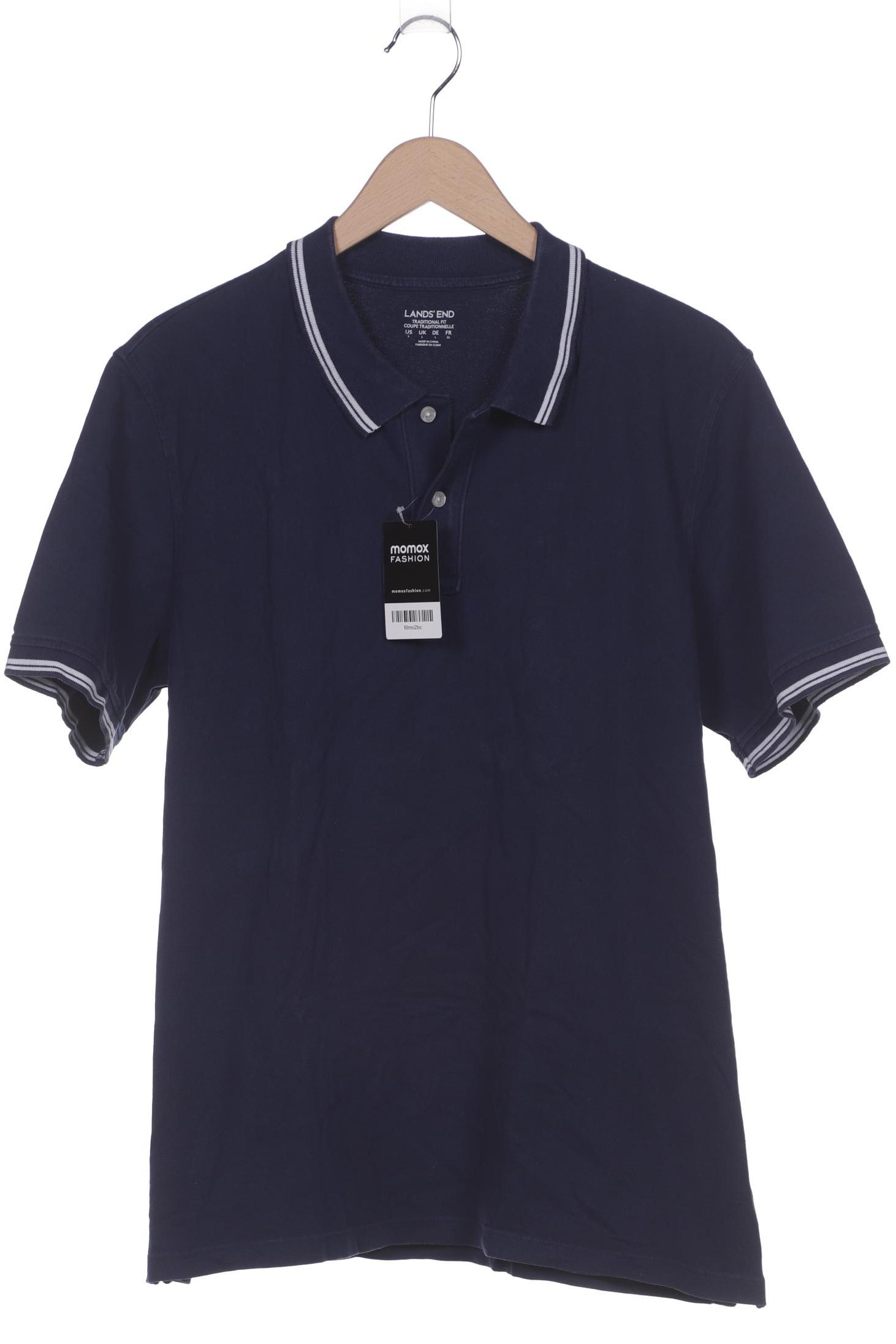 

Lands End Herren Poloshirt, marineblau, Gr. 52