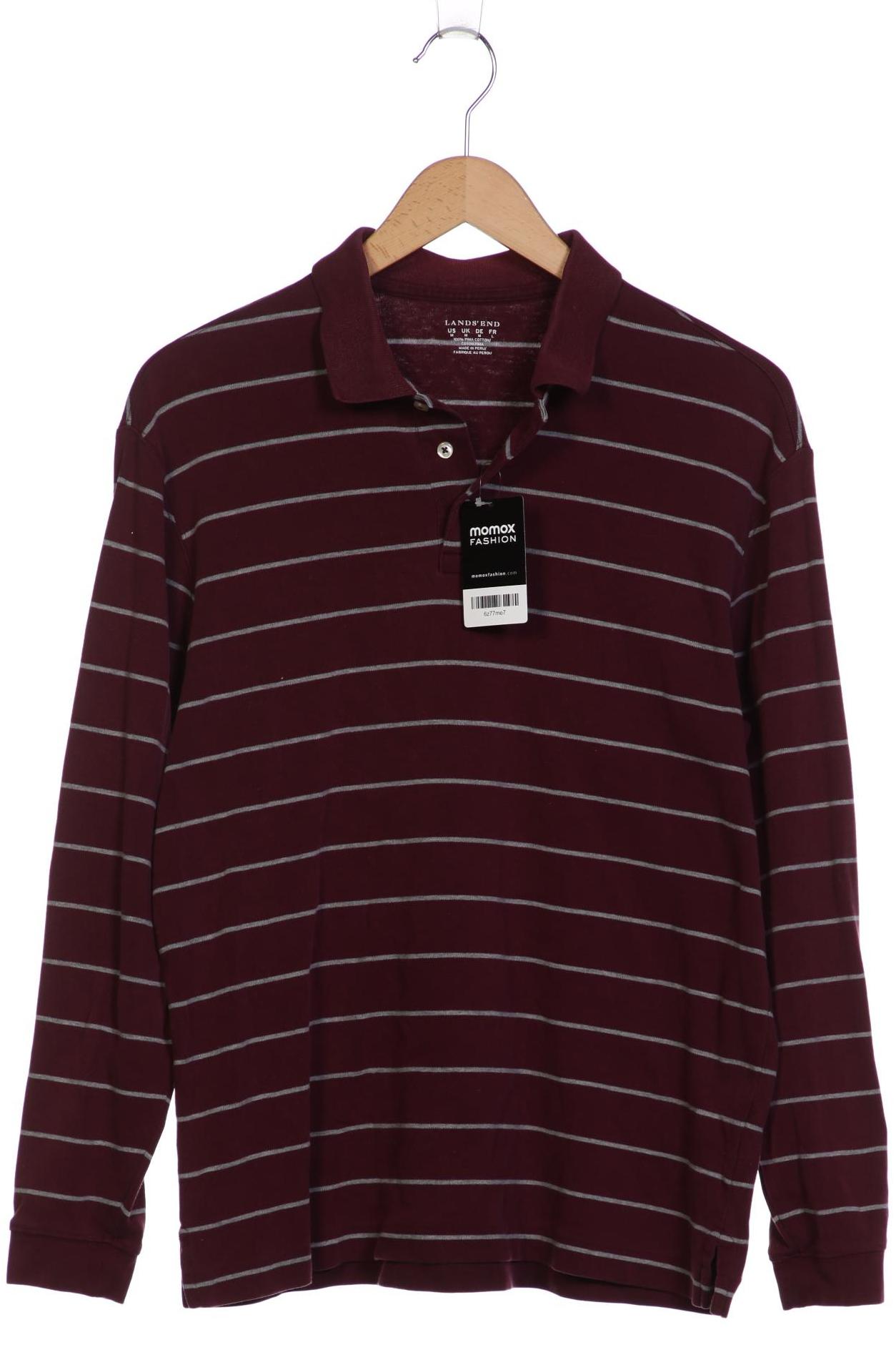 

Lands End Herren Poloshirt, bordeaux, Gr. 48