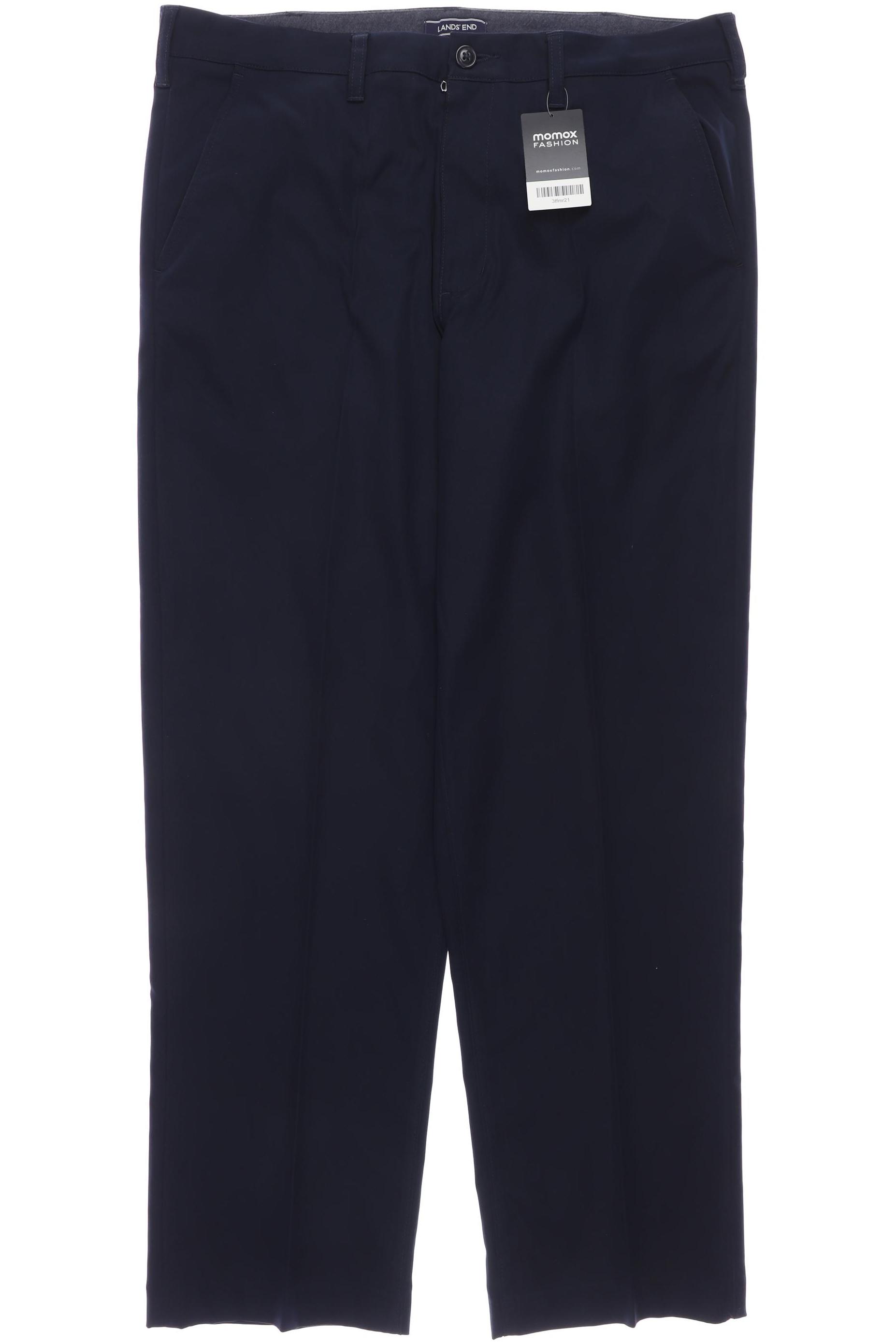 

Lands End Herren Stoffhose, marineblau, Gr. 54