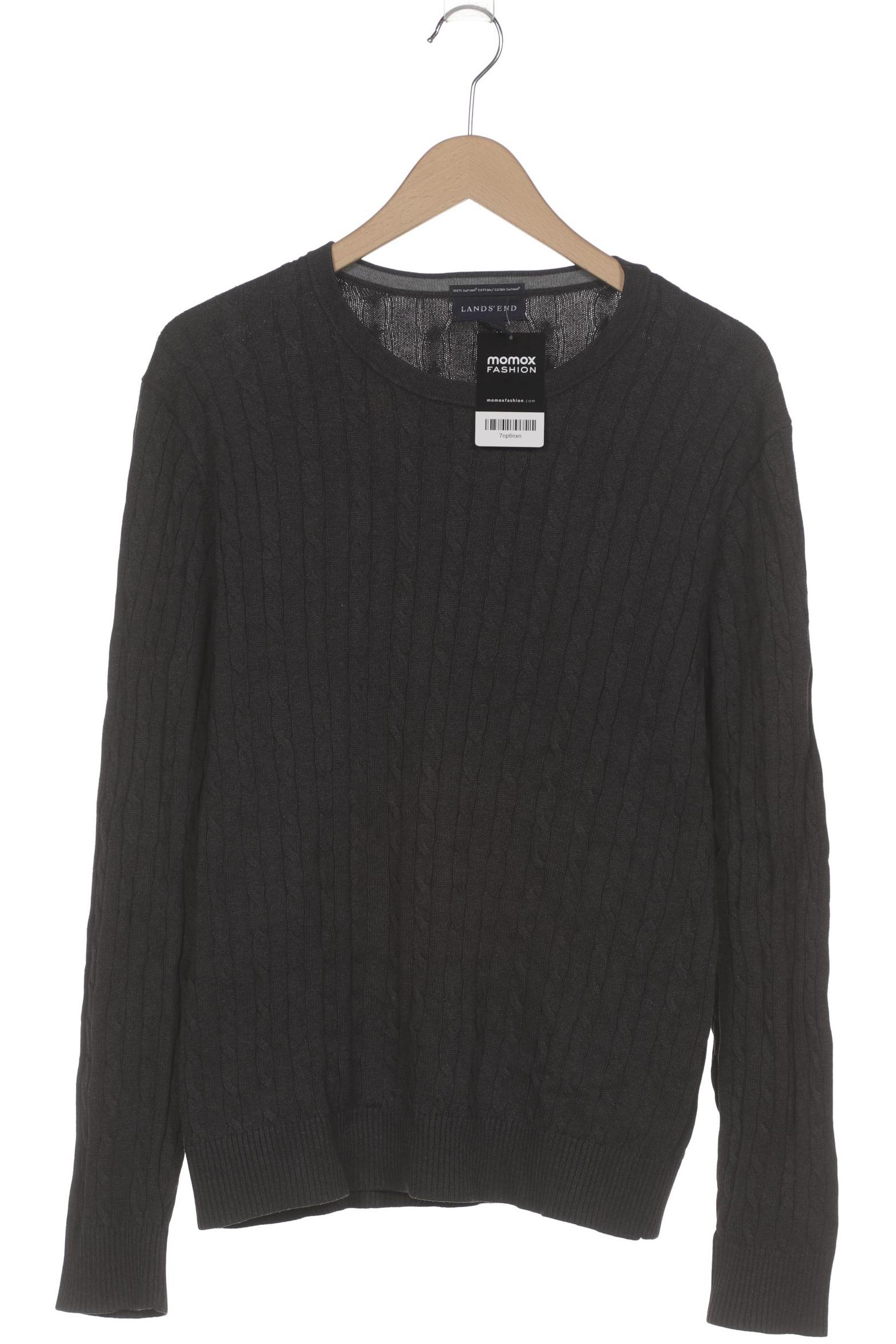 

Lands End Herren Pullover, grau, Gr. 48