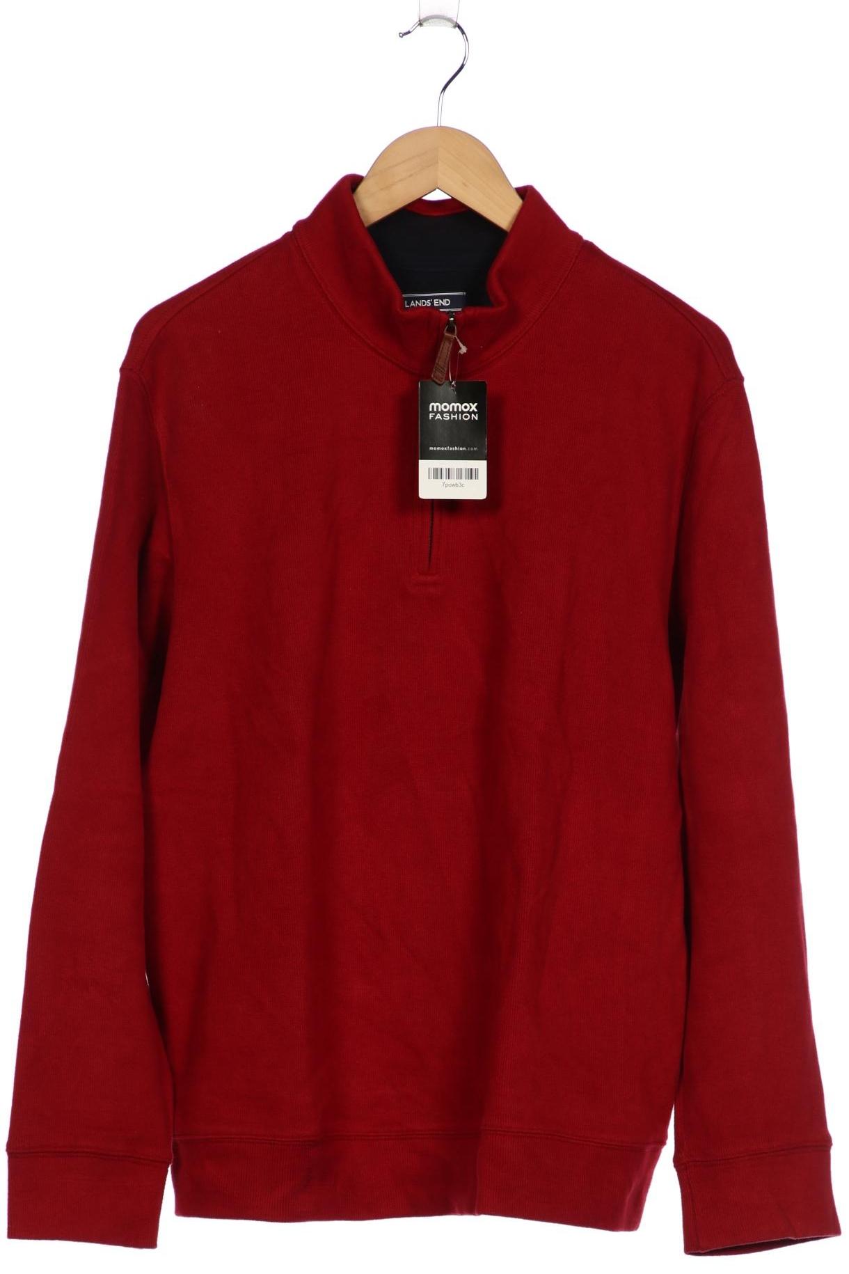 

Lands End Herren Sweatshirt, bordeaux, Gr. 52