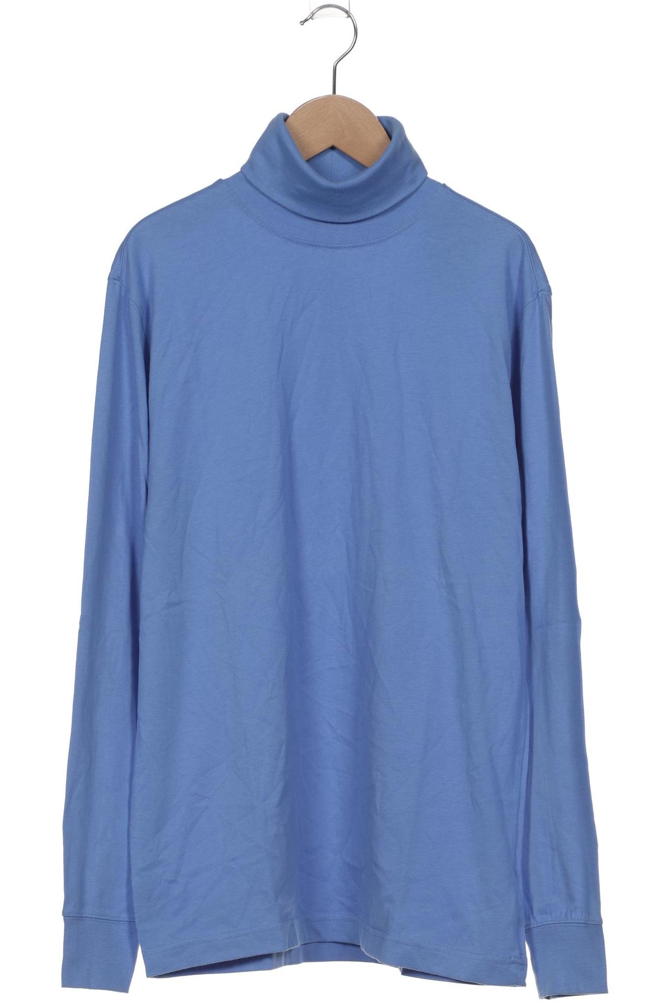

Lands End Herren Langarmshirt, blau, Gr. 46