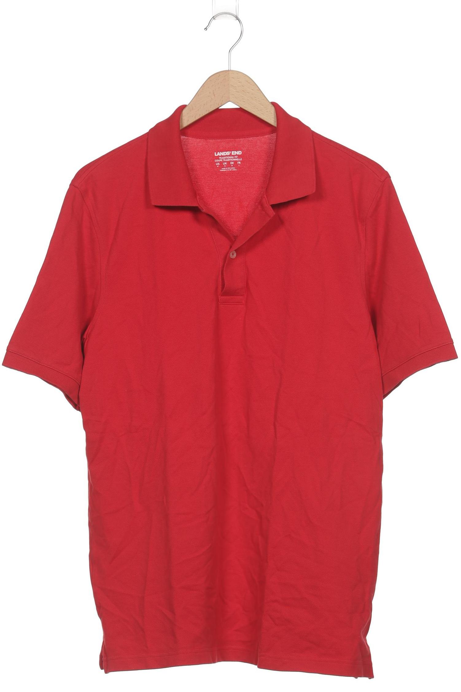 

Lands End Herren Poloshirt, rot, Gr. 48