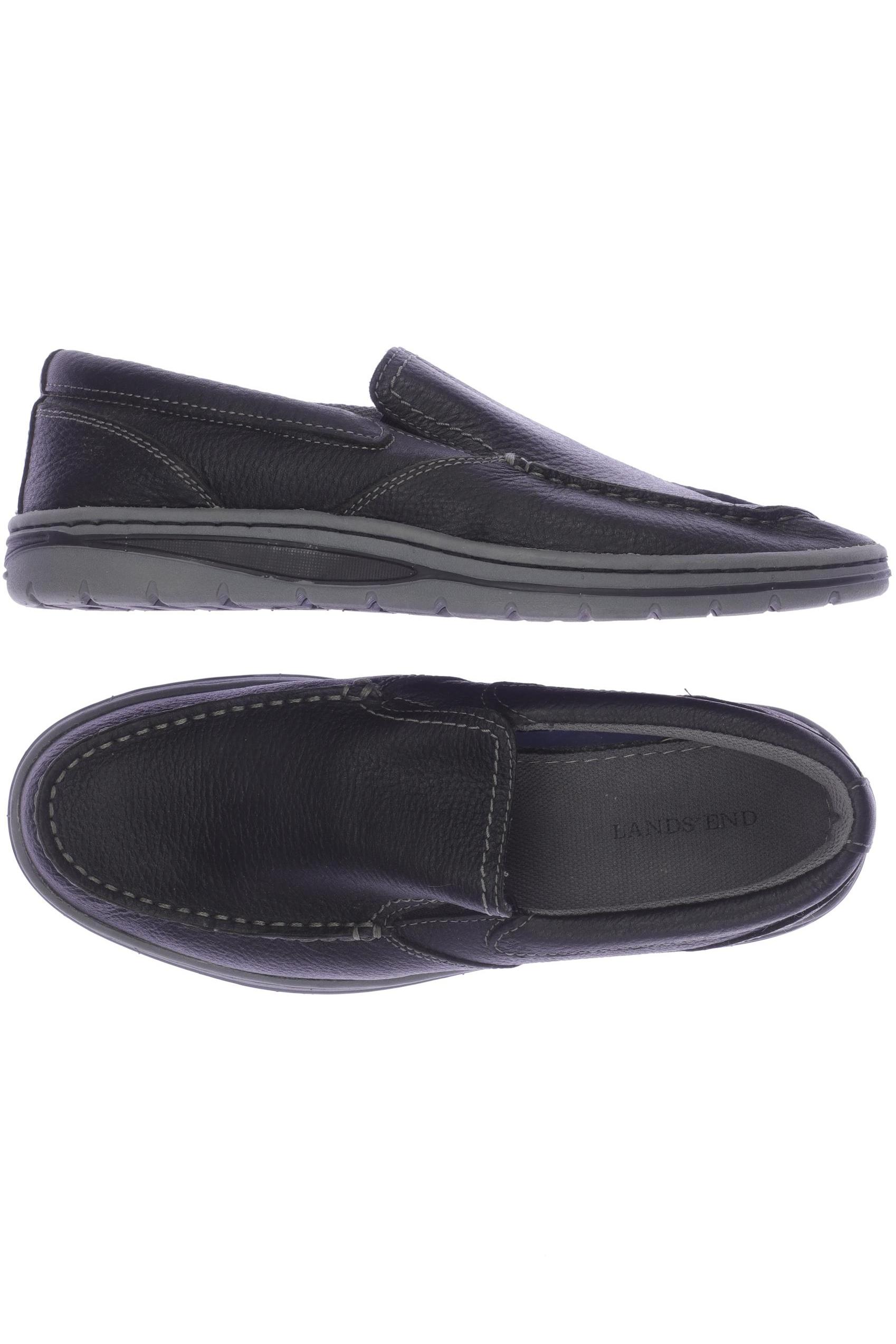

Lands End Herren Halbschuh, schwarz, Gr. 42.5
