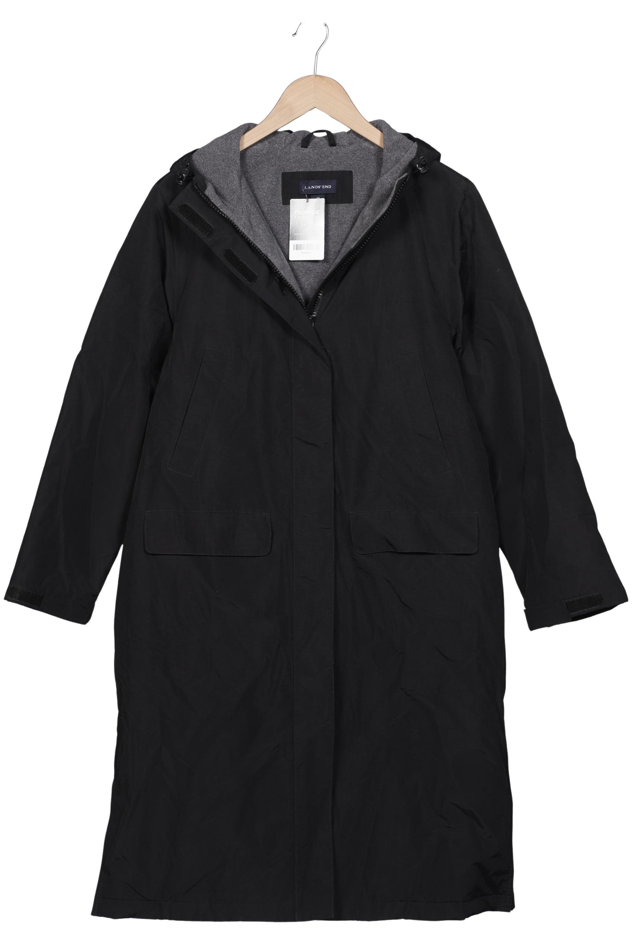 Thumbnail - Lands End Herren Mantel, schwarz, Gr. 48