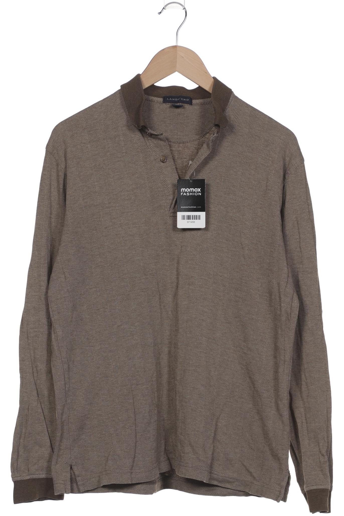 

Lands End Herren Poloshirt, braun, Gr. 48