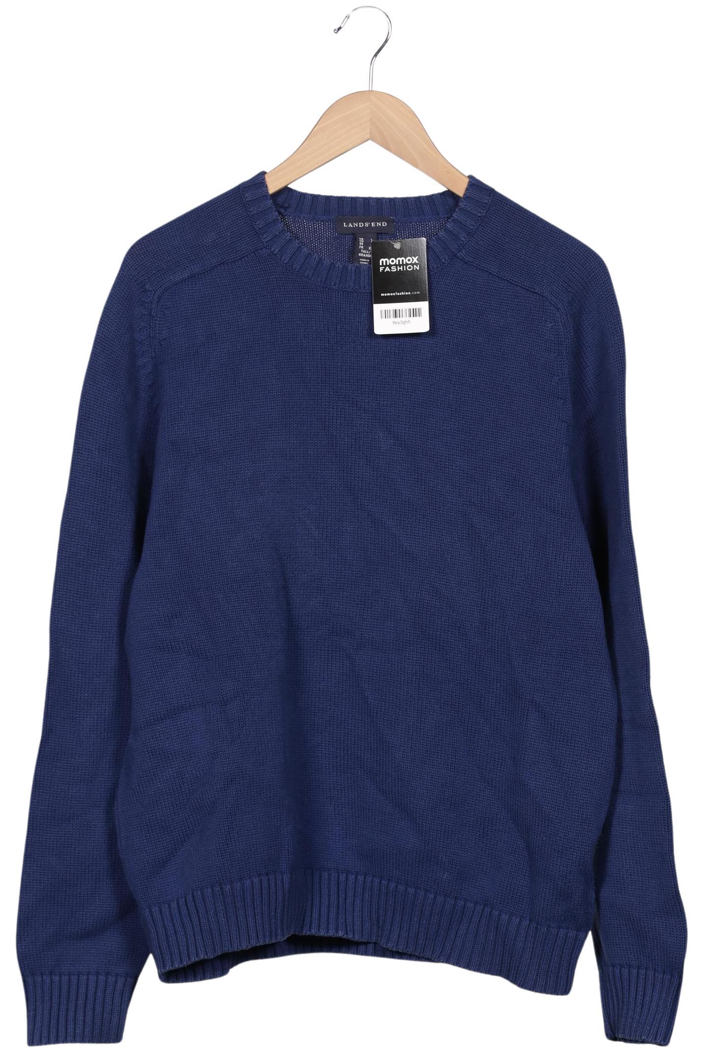 Thumbnail - Lands End Herren Pullover, blau, Gr. 52