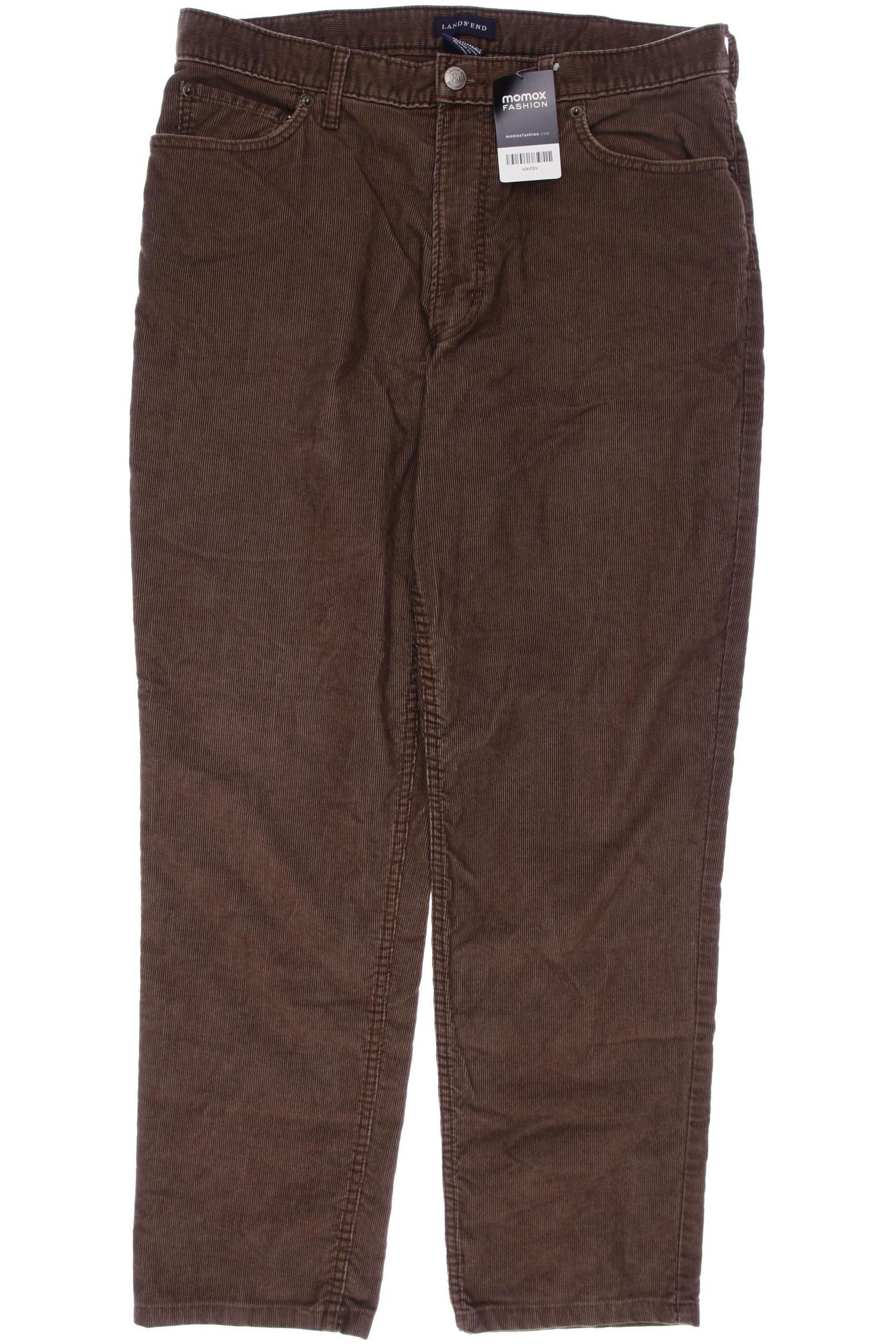 

Lands End Herren Stoffhose, braun, Gr. 52