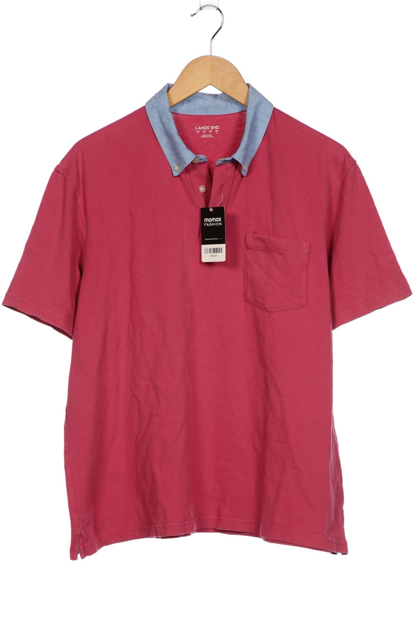 

Lands End Herren Poloshirt, pink, Gr. 52