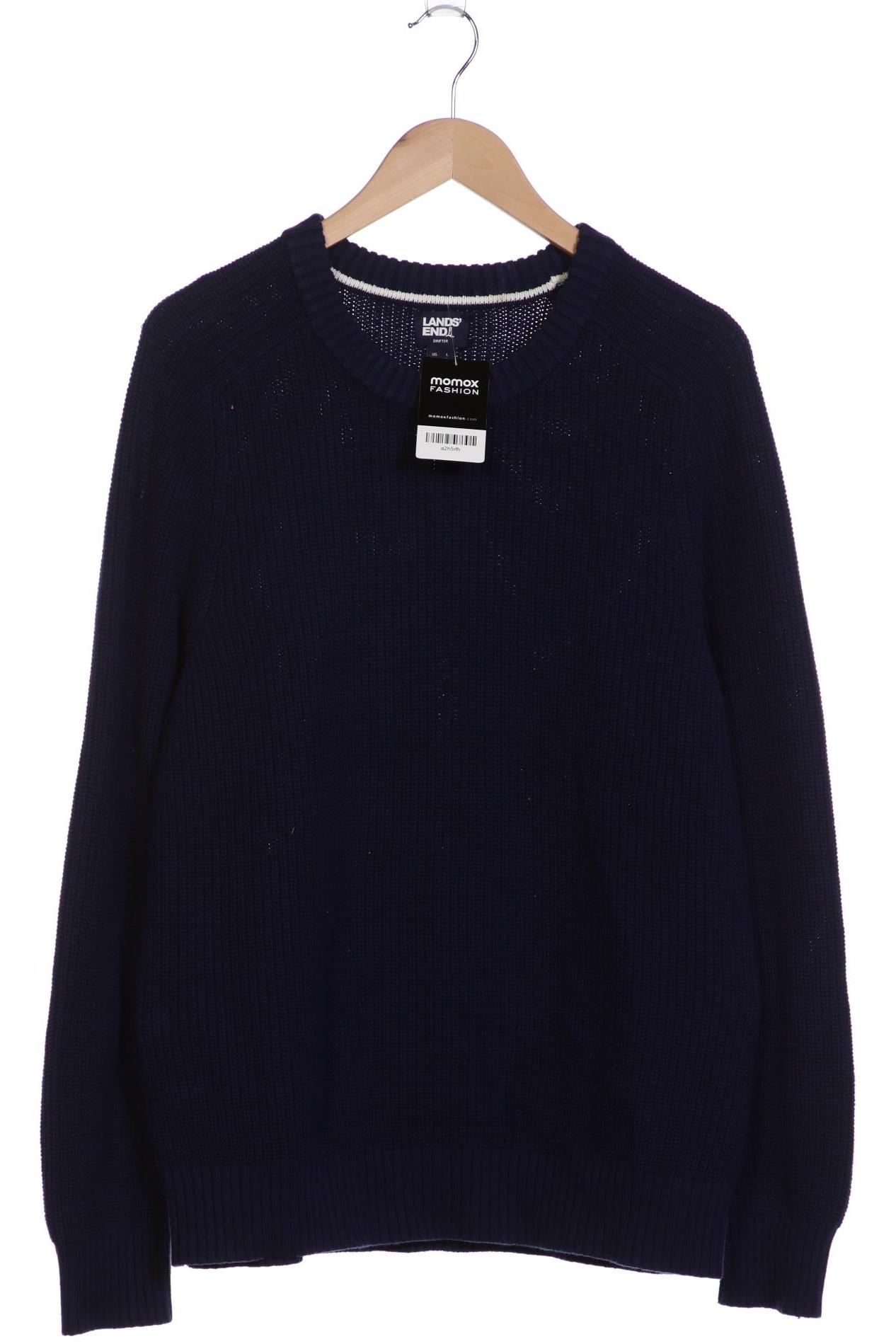 

Lands End Herren Pullover, marineblau, Gr. 52