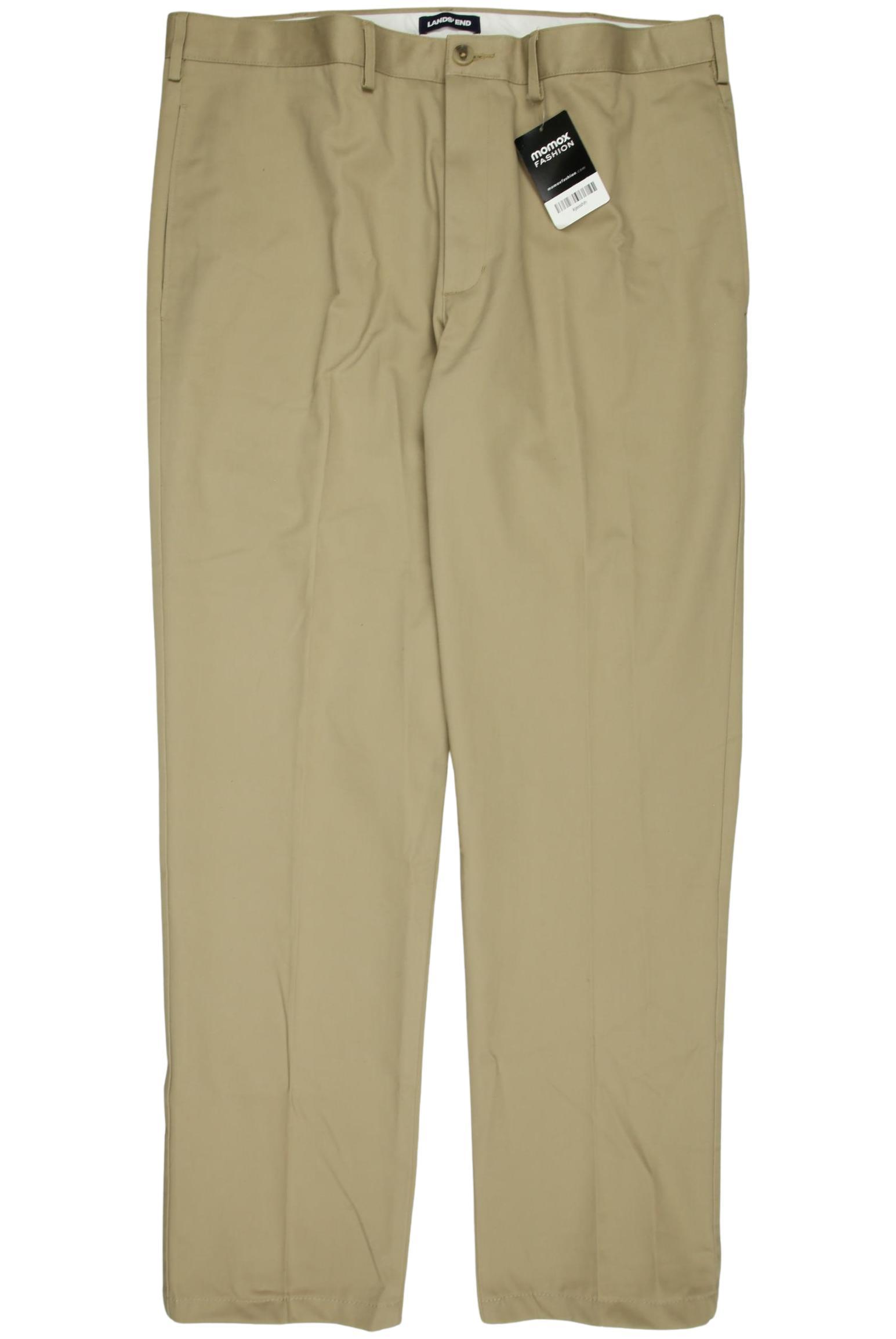 

Lands End Herren Stoffhose, beige, Gr. 54