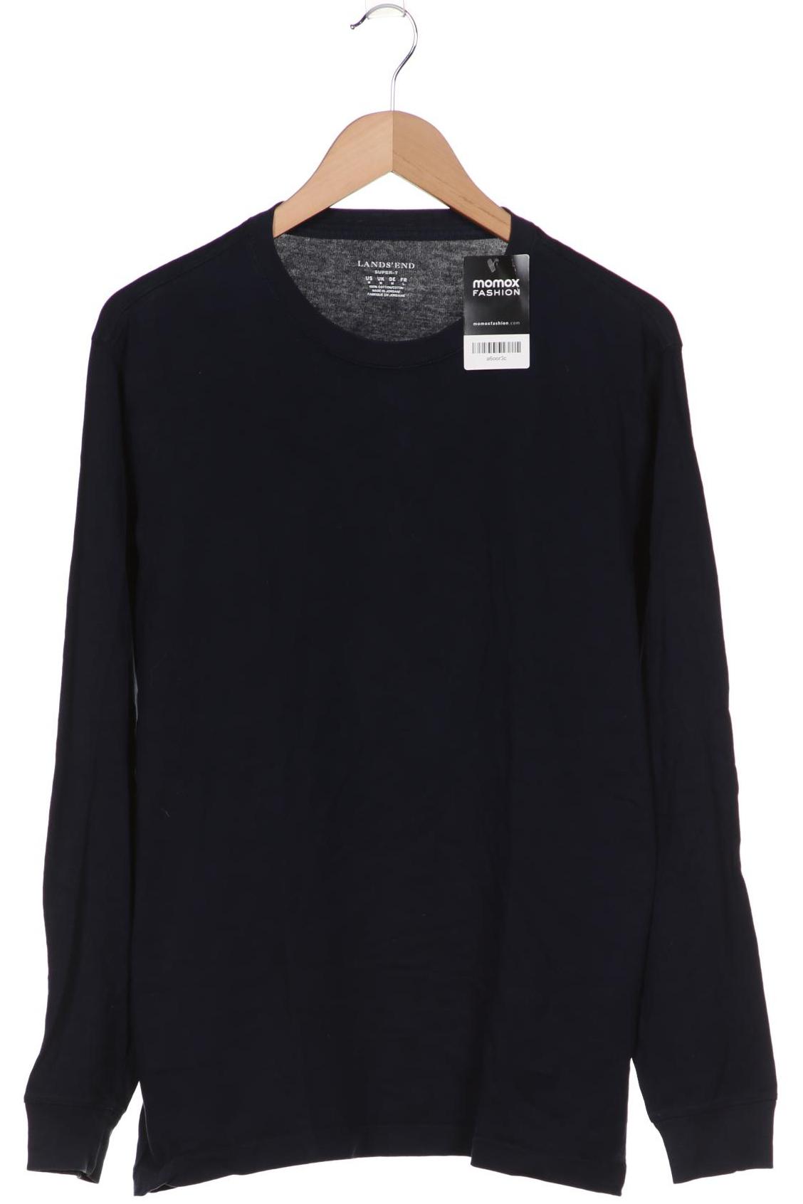 

Lands´End Herren Langarmshirt, marineblau