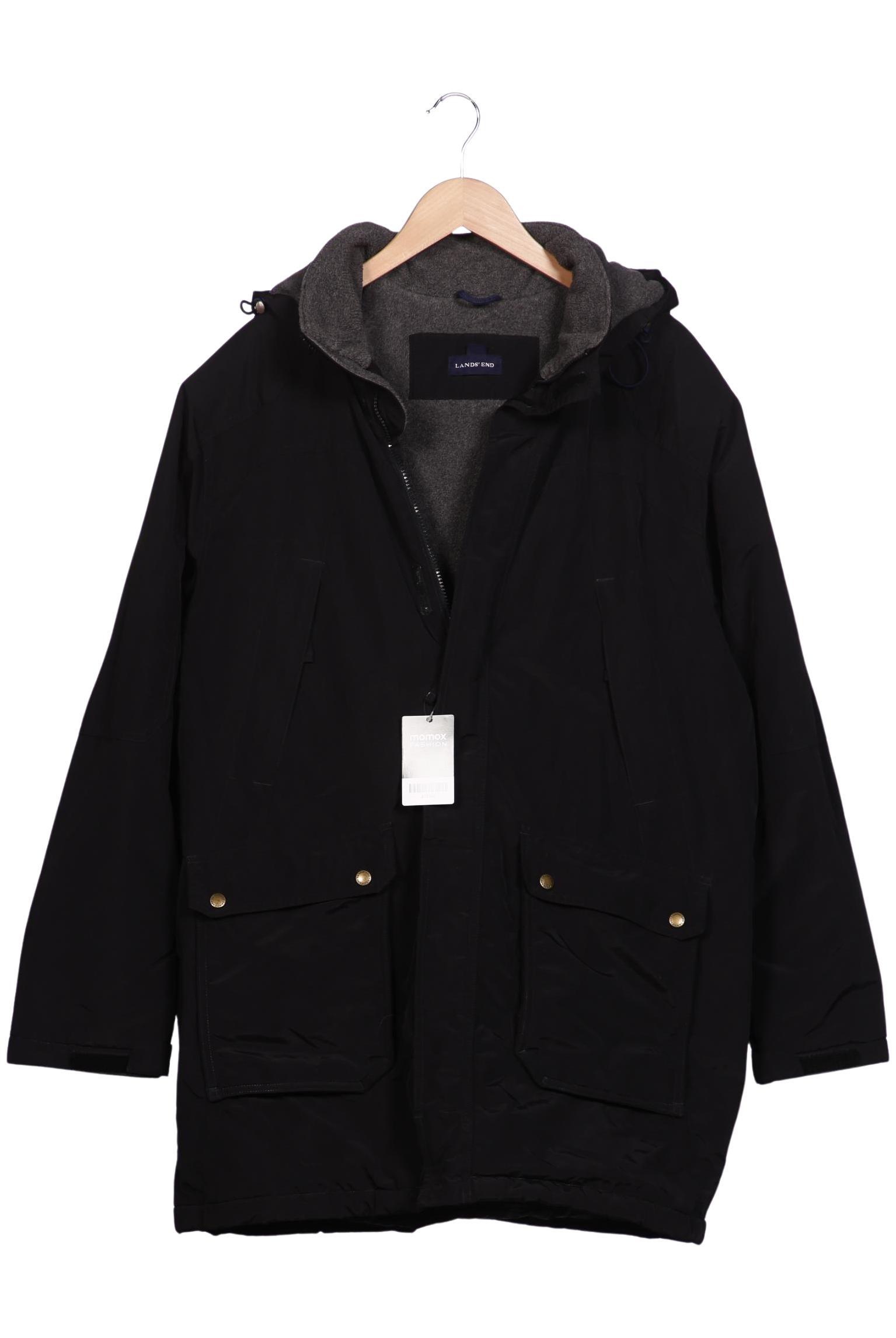 

Lands End Herren Mantel, schwarz, Gr. 54