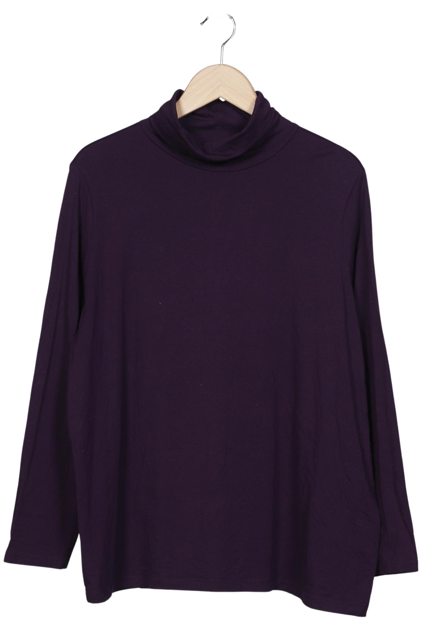 Thumbnail - Lands End Herren Langarmshirt, flieder, Gr. 52