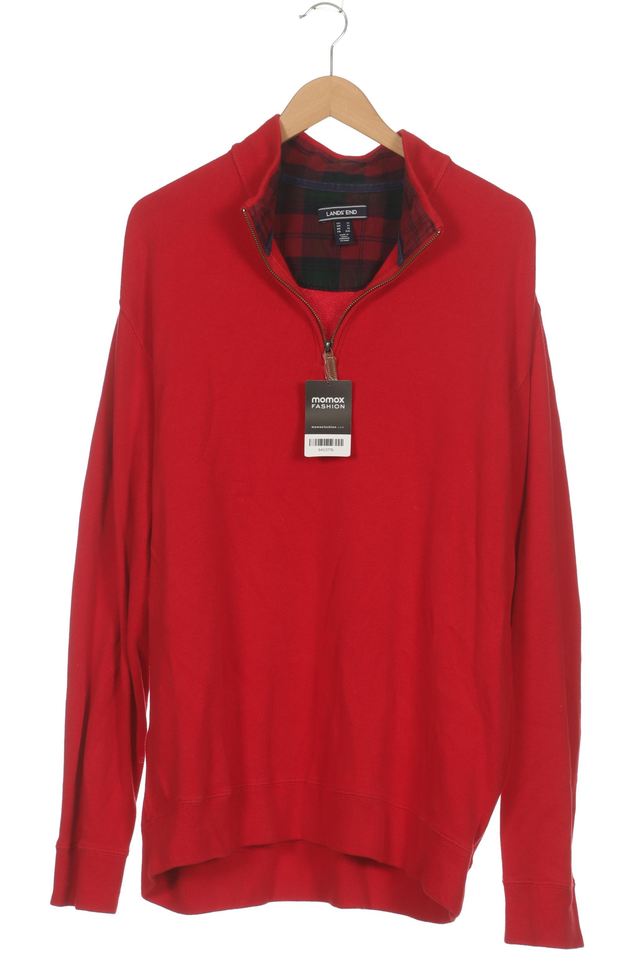 

Lands End Herren Sweatshirt, rot, Gr. 54