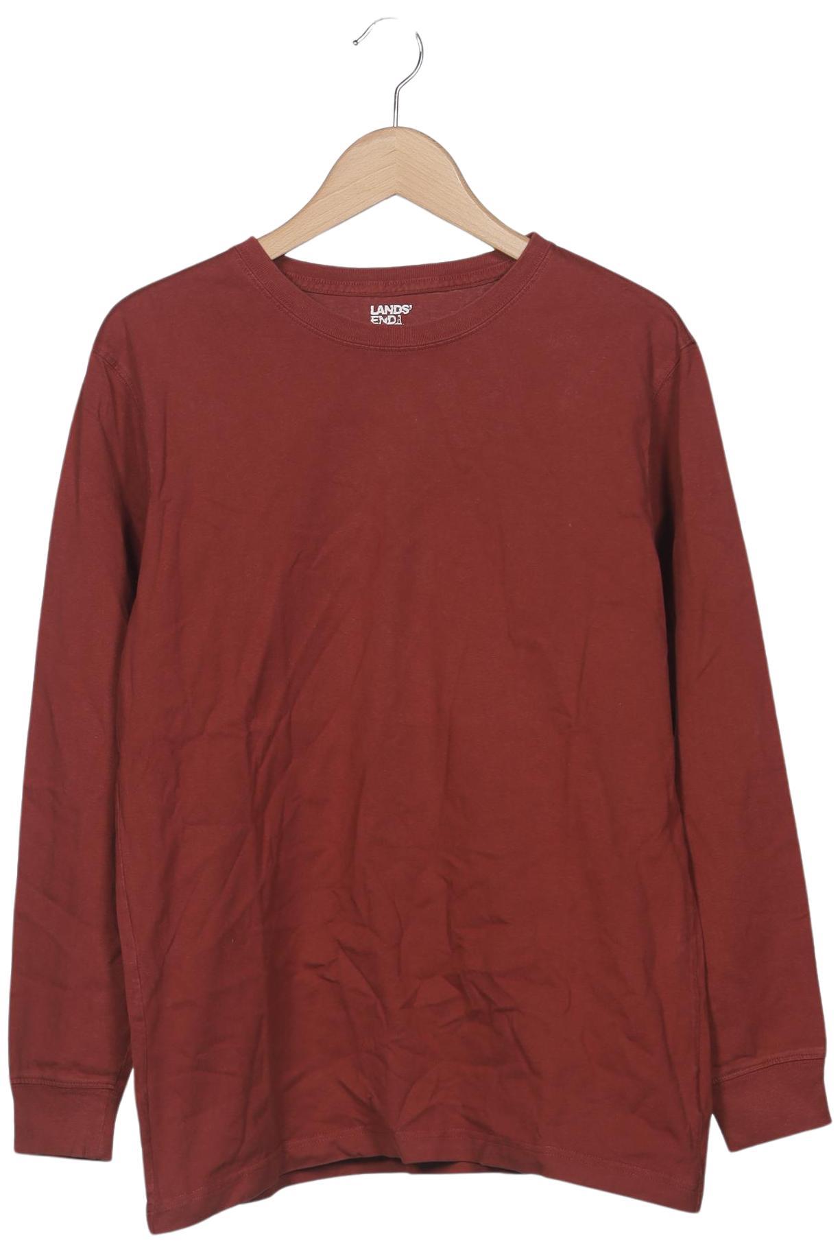 

Lands End Herren Langarmshirt, rot, Gr. 48