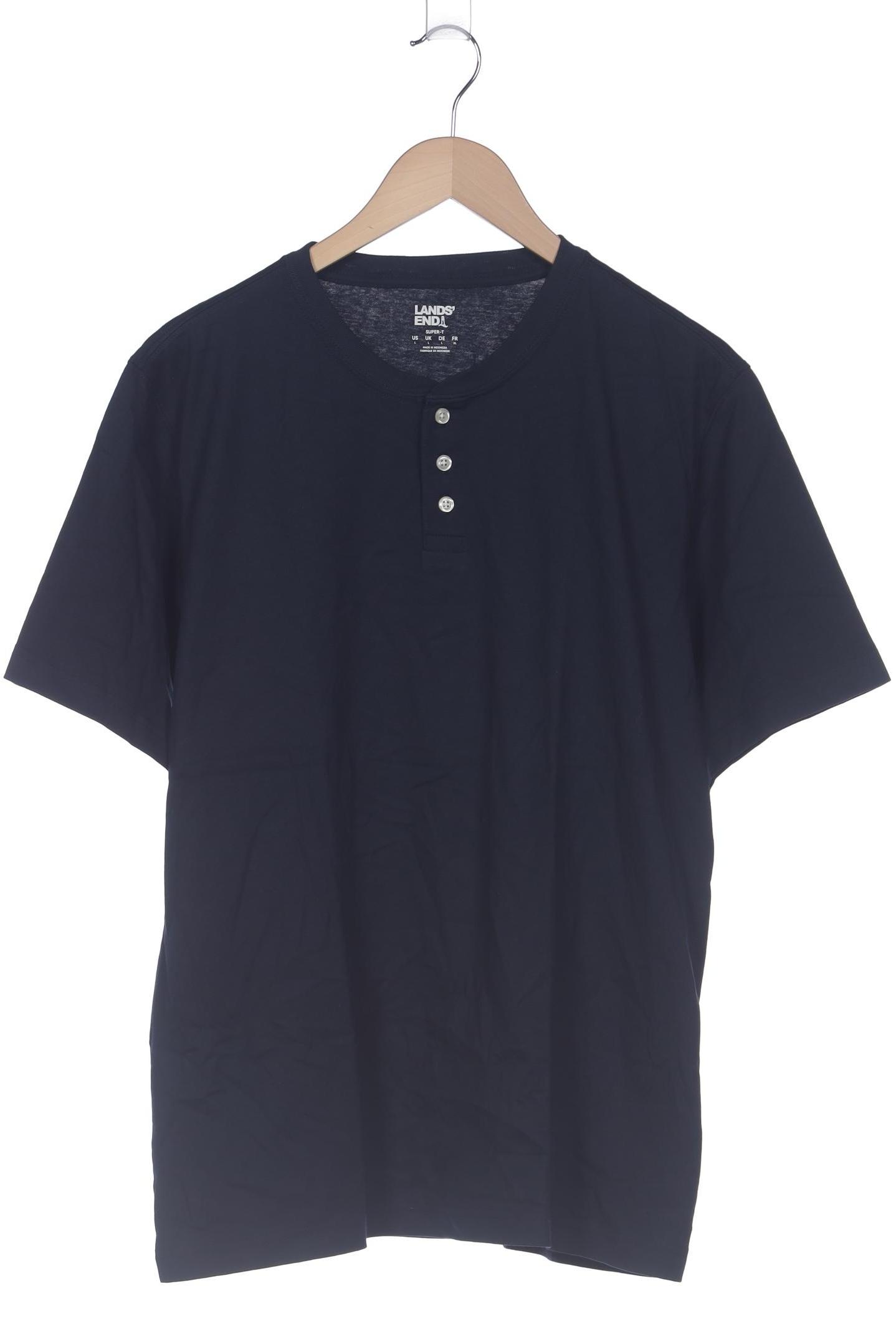 

Lands End Herren T-Shirt, marineblau, Gr. 52
