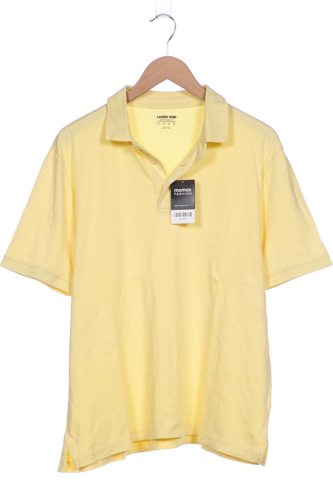 

Lands End Herren Poloshirt, gelb, Gr. 52