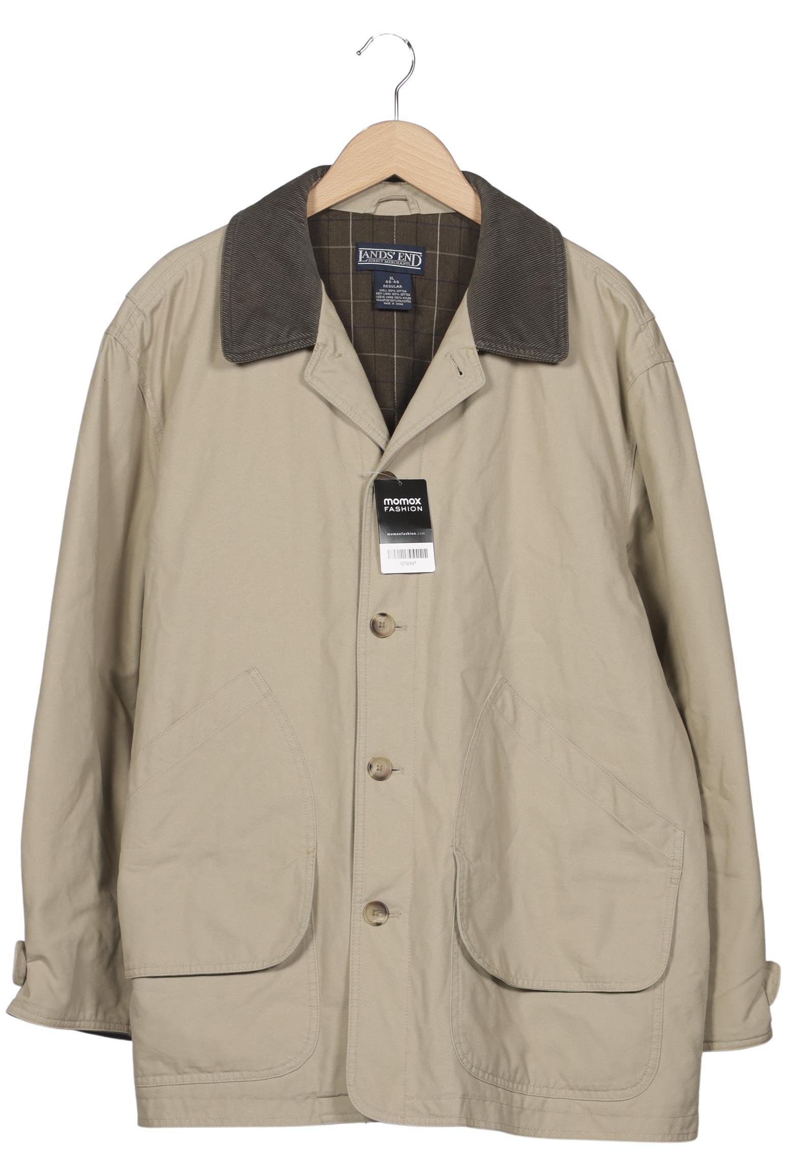 

Lands End Herren Jacke, beige, Gr. 46