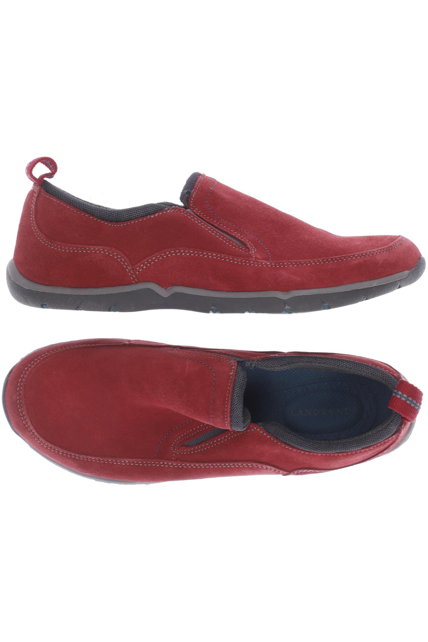 

Lands End Herren Halbschuh, rot, Gr. 41.5