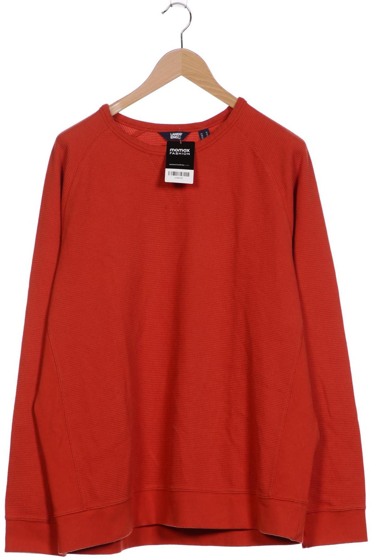 

Lands End Herren Sweatshirt, orange, Gr. 54