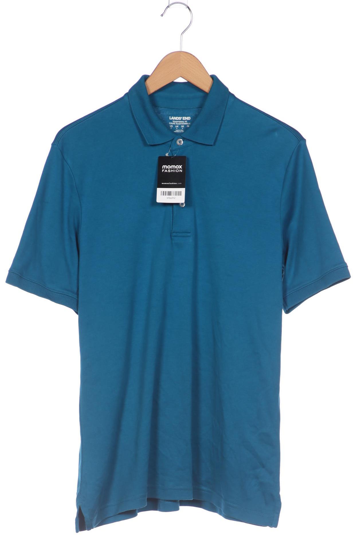 

Lands End Herren Poloshirt, türkis, Gr. 48