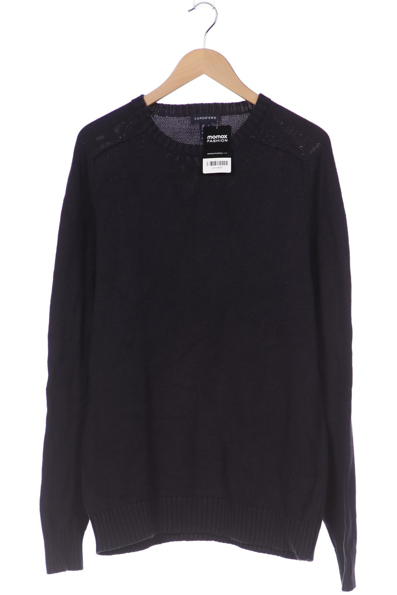 

Lands End Herren Pullover, marineblau, Gr. 52