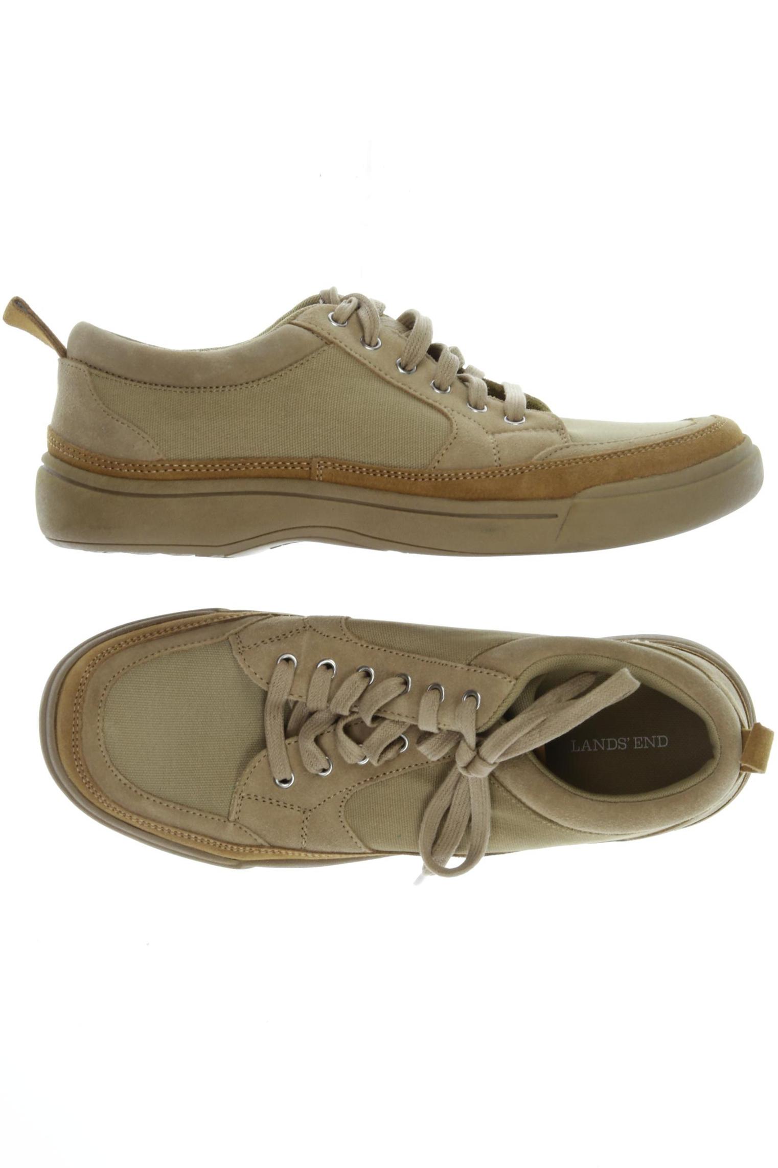 

Lands End Herren Halbschuh, beige, Gr. 42.5