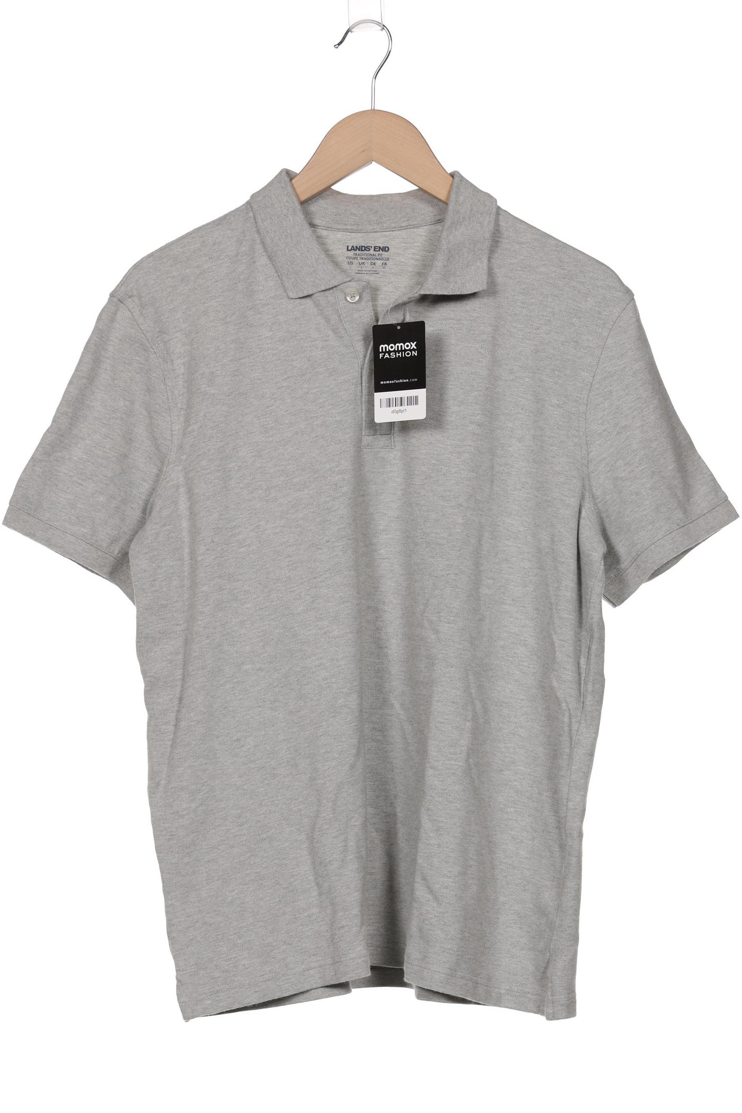 

Lands End Herren Poloshirt, grau, Gr. 52