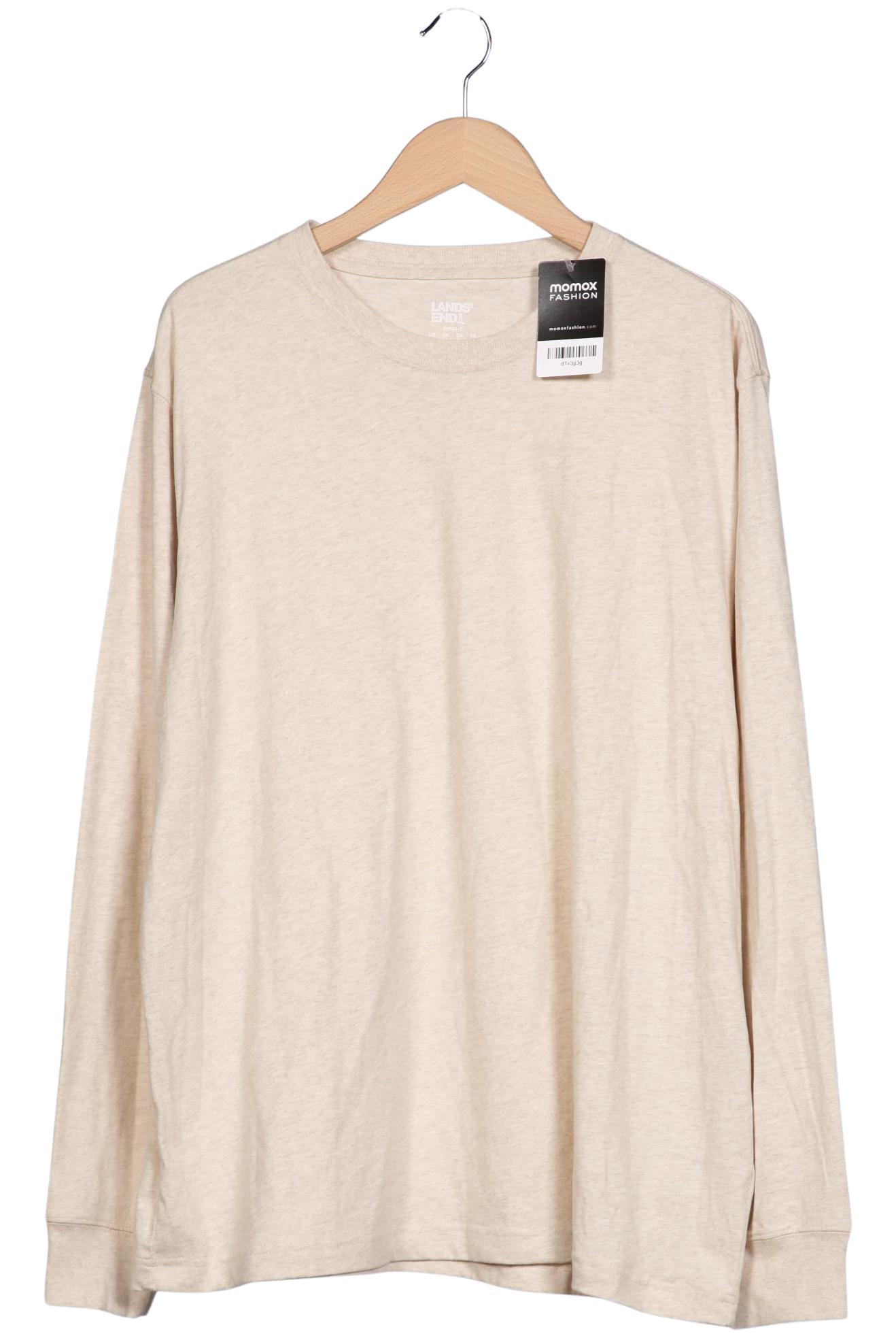 

Lands End Herren Langarmshirt, beige, Gr. 54