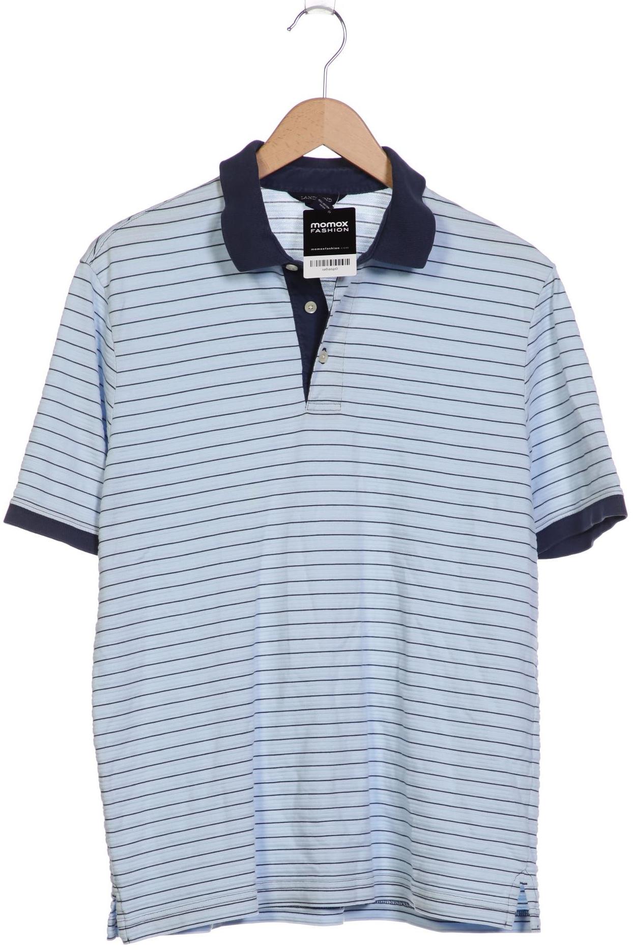 

Lands End Herren Poloshirt, blau, Gr. 48