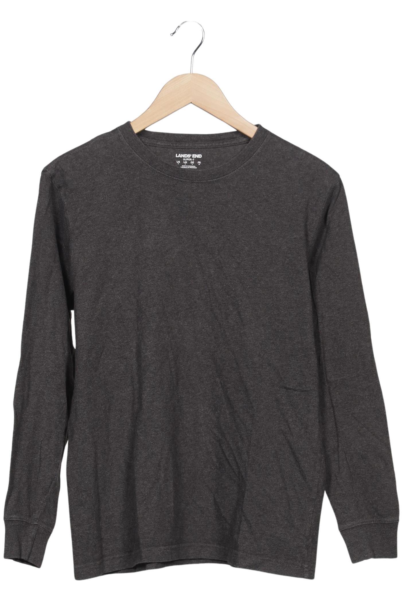 

Lands End Herren Langarmshirt, grau, Gr. 46