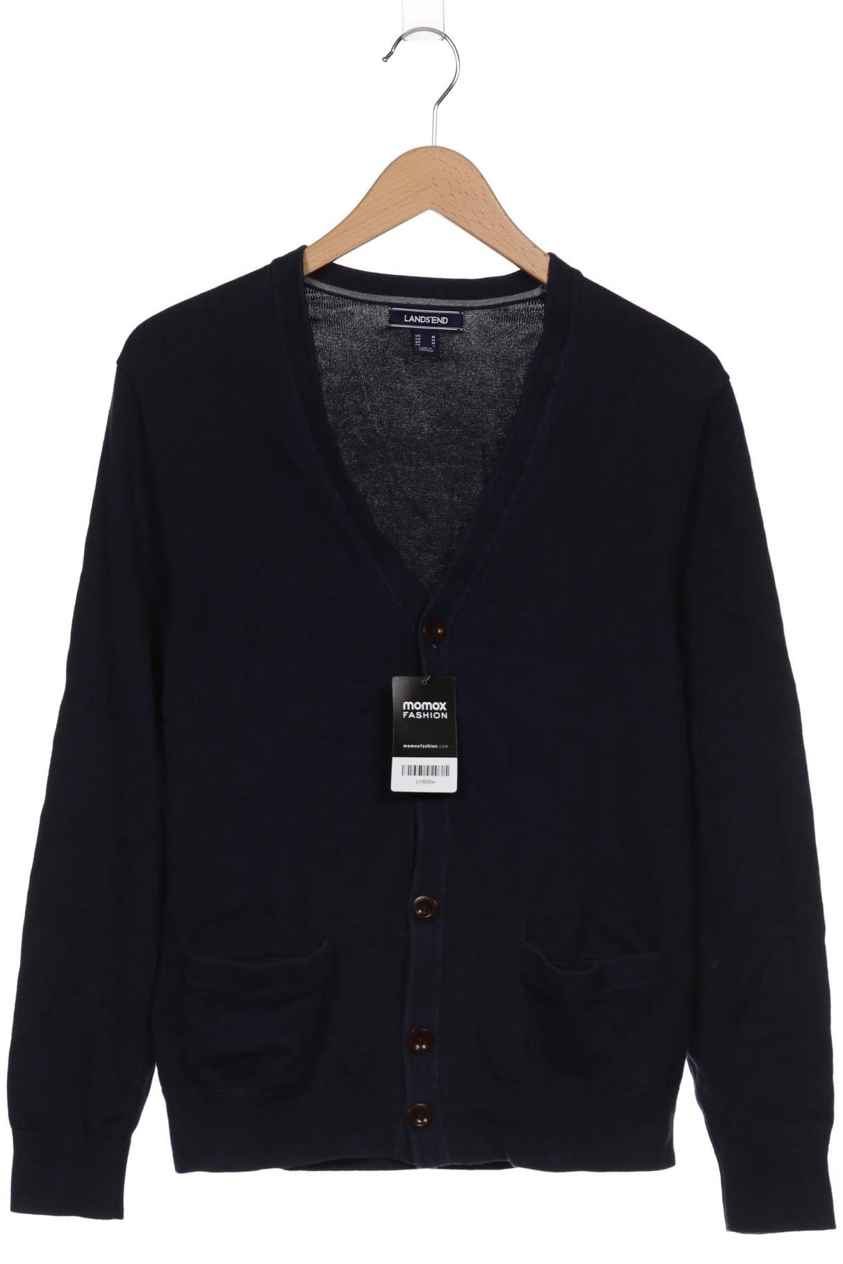 Thumbnail - Lands End Herren Strickjacke, marineblau, Gr. 48