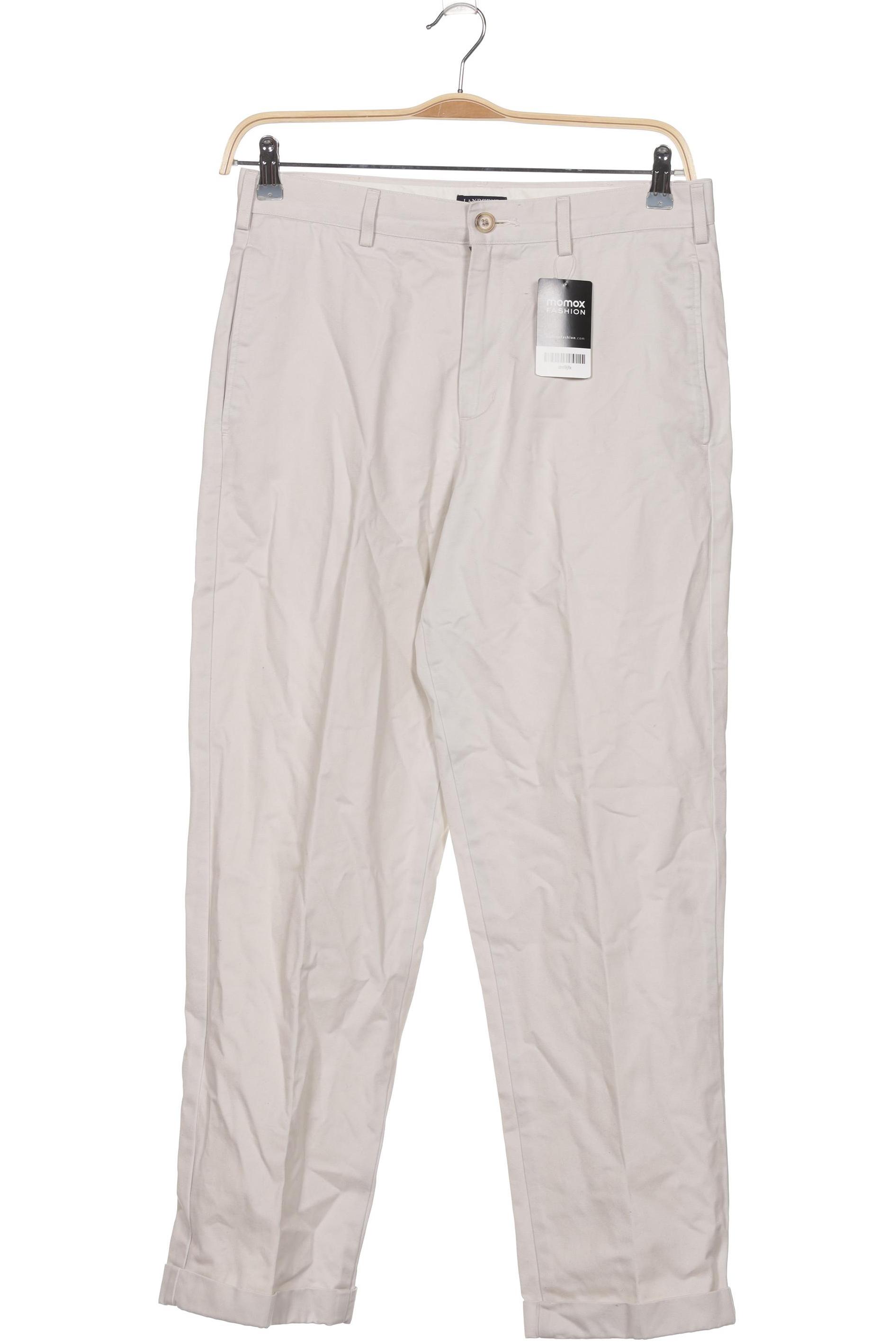 

Lands End Herren Stoffhose, cremeweiß, Gr. 32