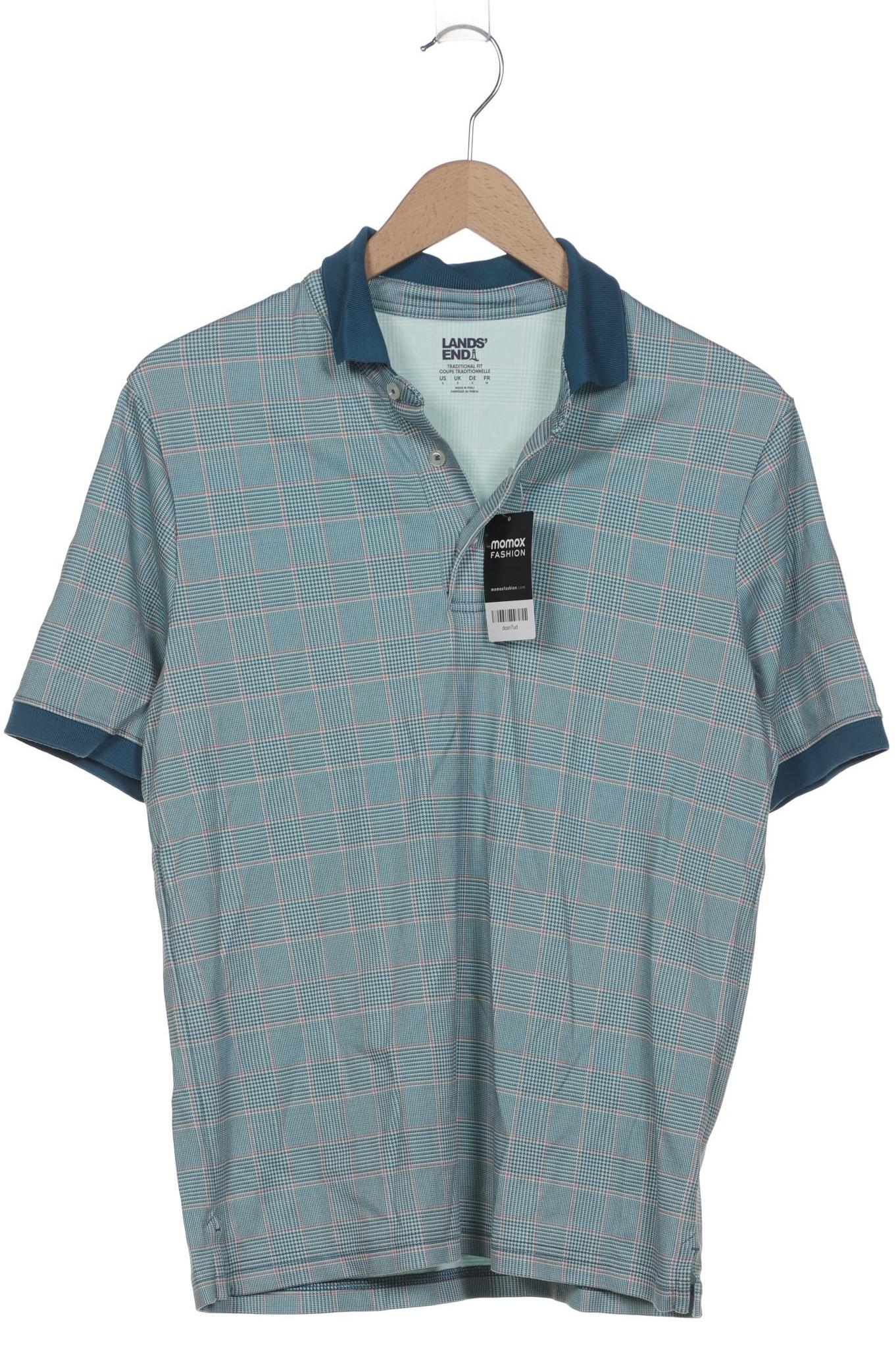 

Lands End Herren Poloshirt, blau, Gr. 46