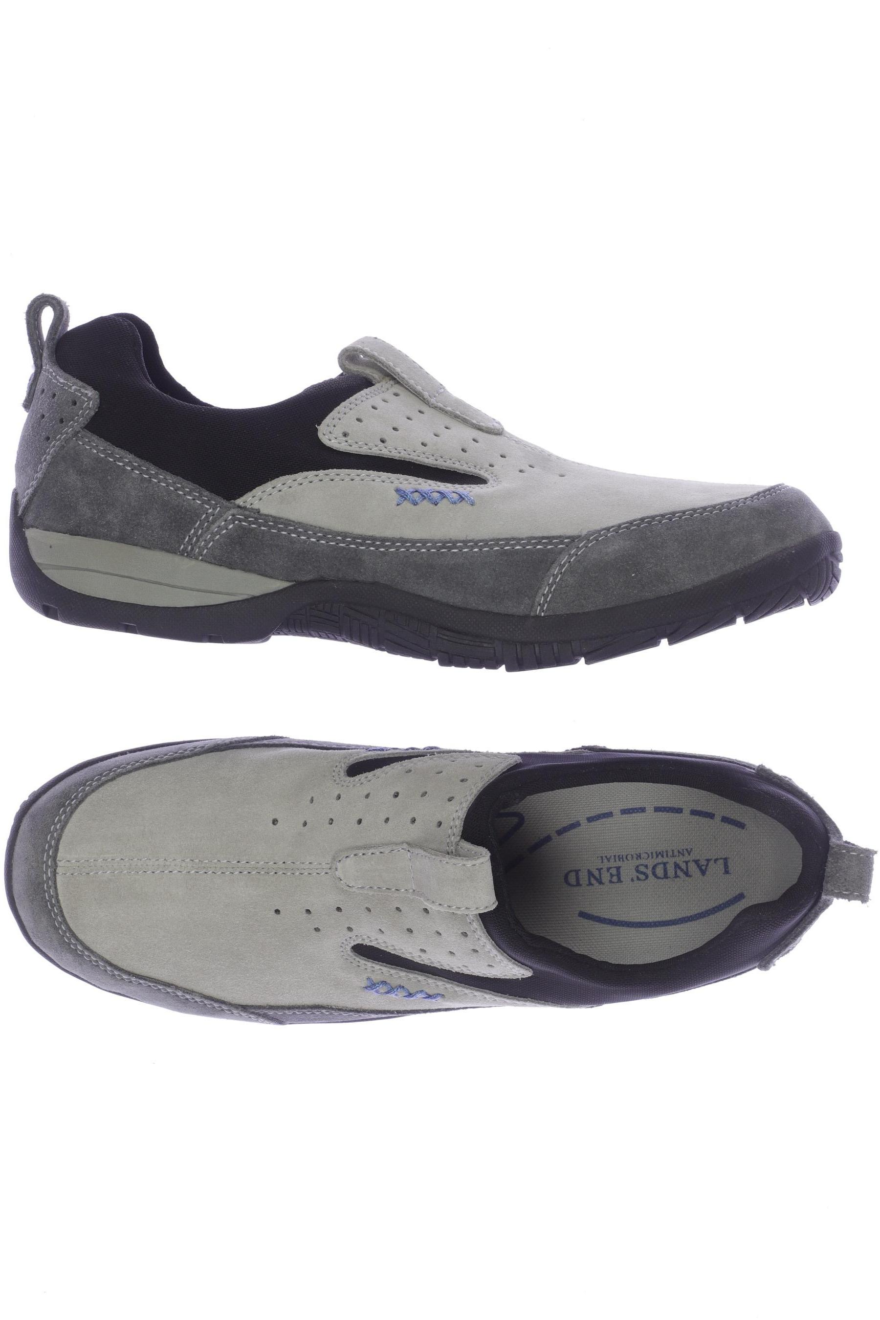 

Lands End Herren Halbschuh, grau, Gr. 10