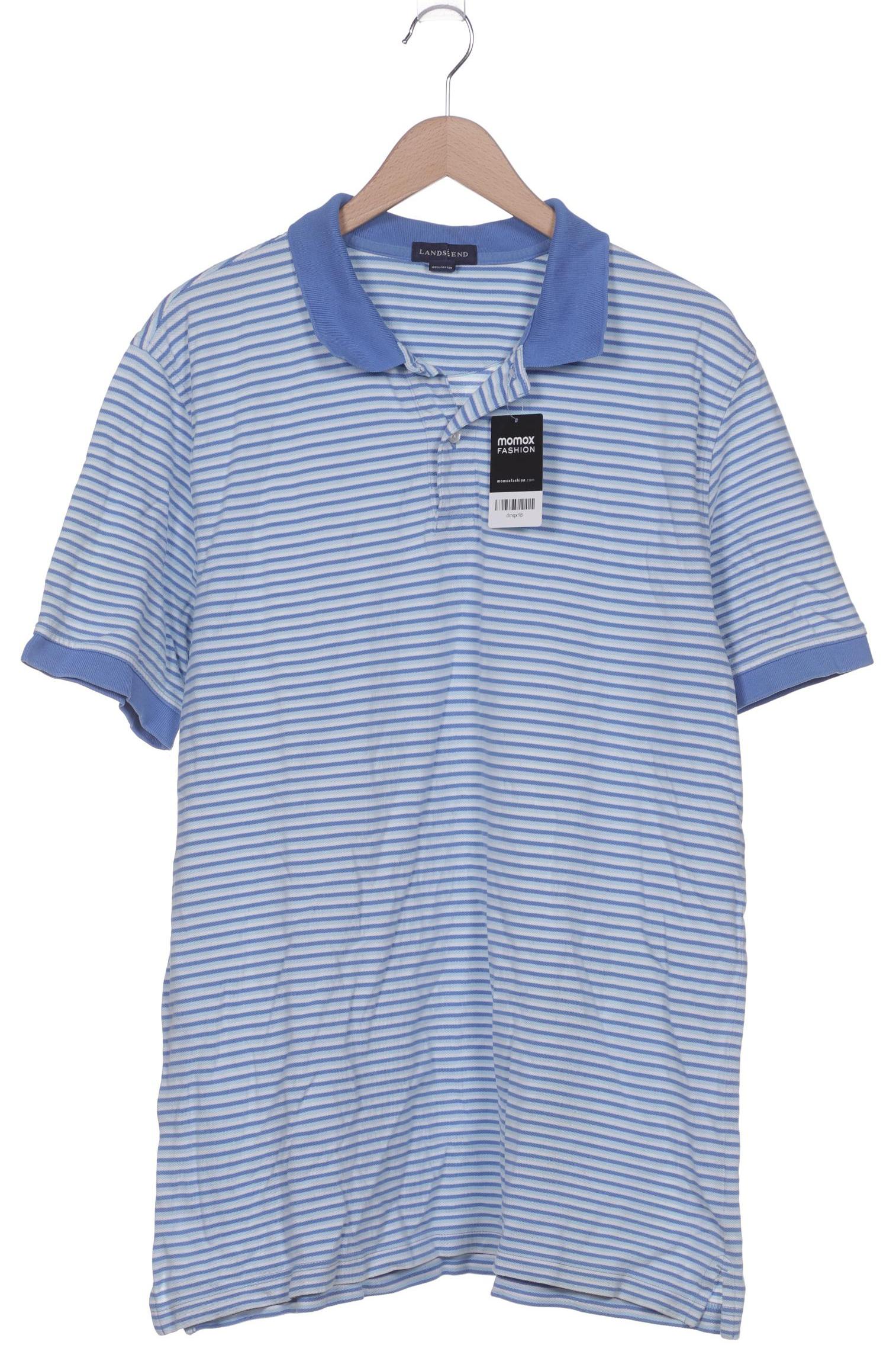 

Lands End Herren Poloshirt, blau, Gr. 54