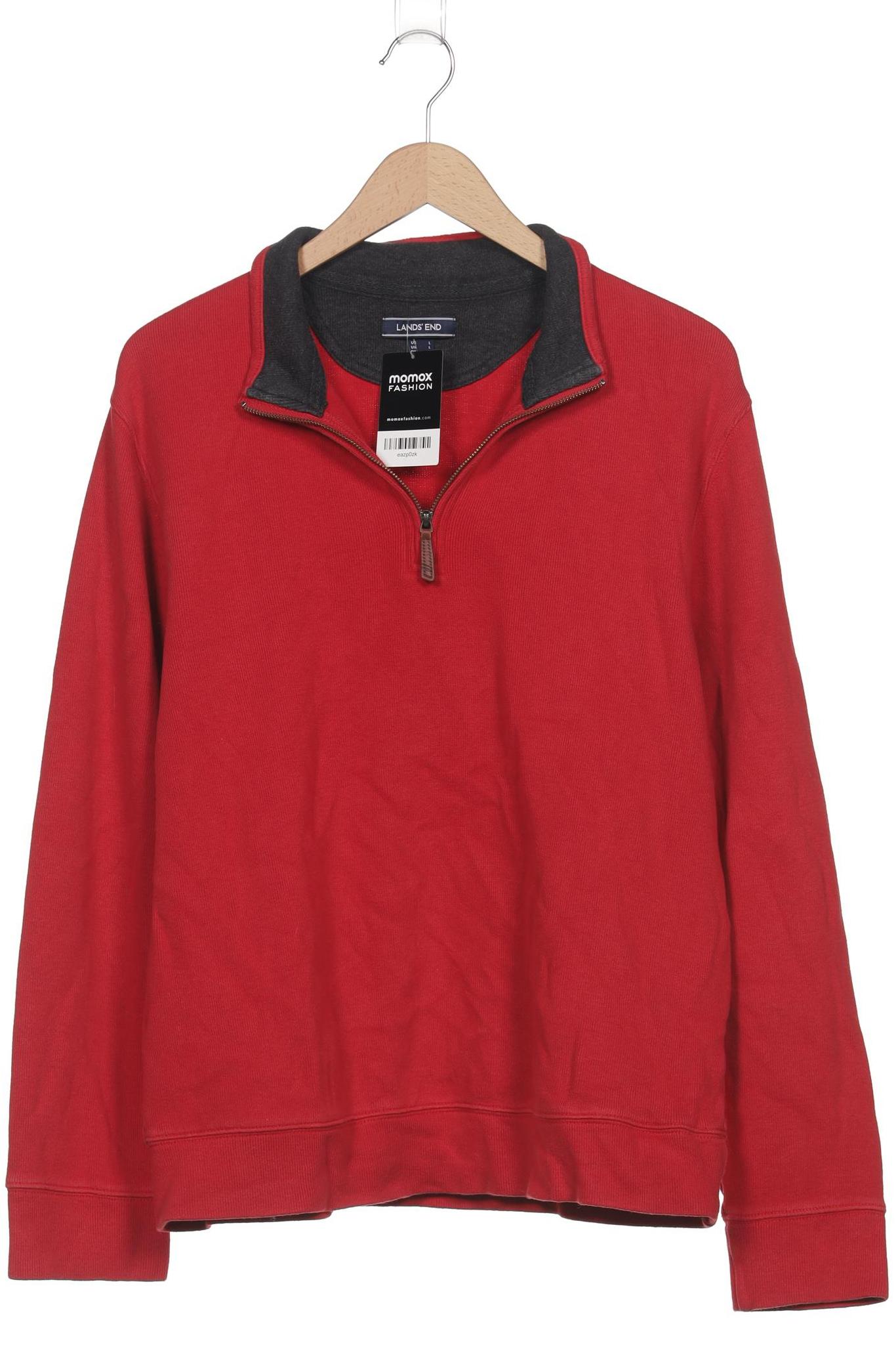 

Lands End Herren Pullover, rot, Gr. 52
