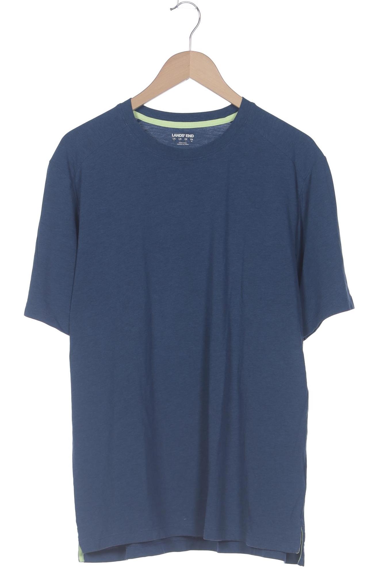 

Lands End Herren T-Shirt, blau, Gr. 52