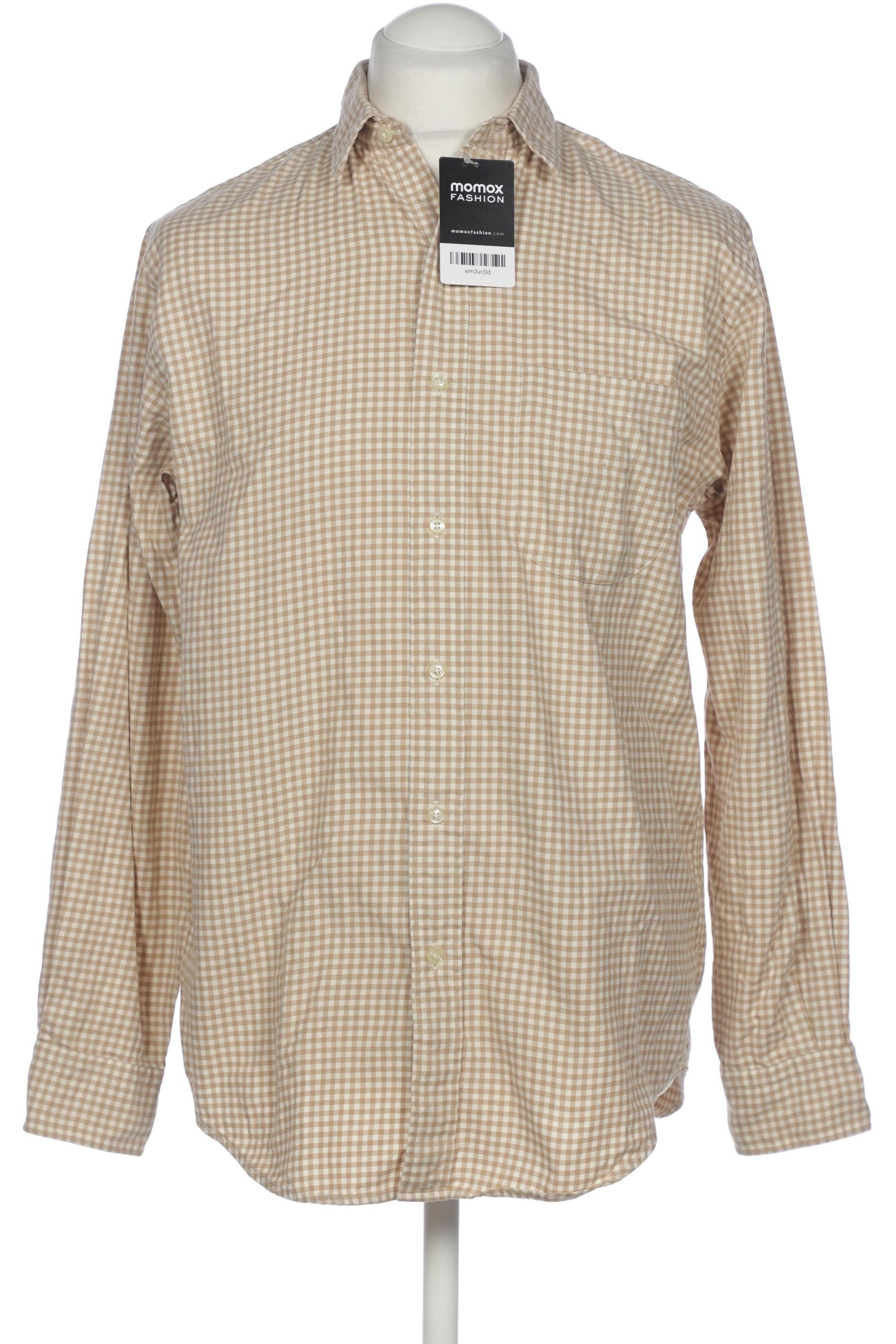 

Lands End Herren Hemd, beige, Gr. 15